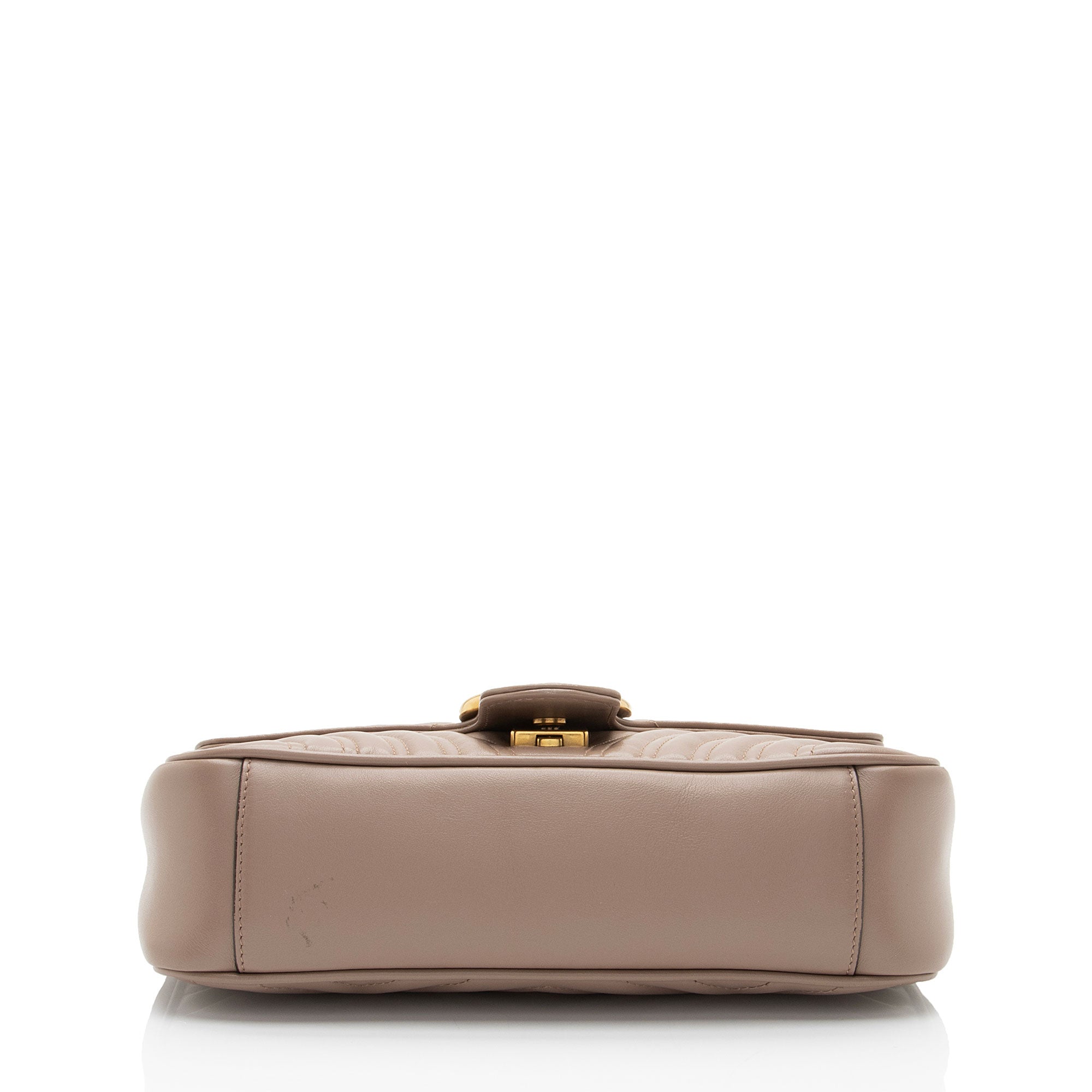 Gucci Matelasse Leather GG Marmont Small Flap Bag