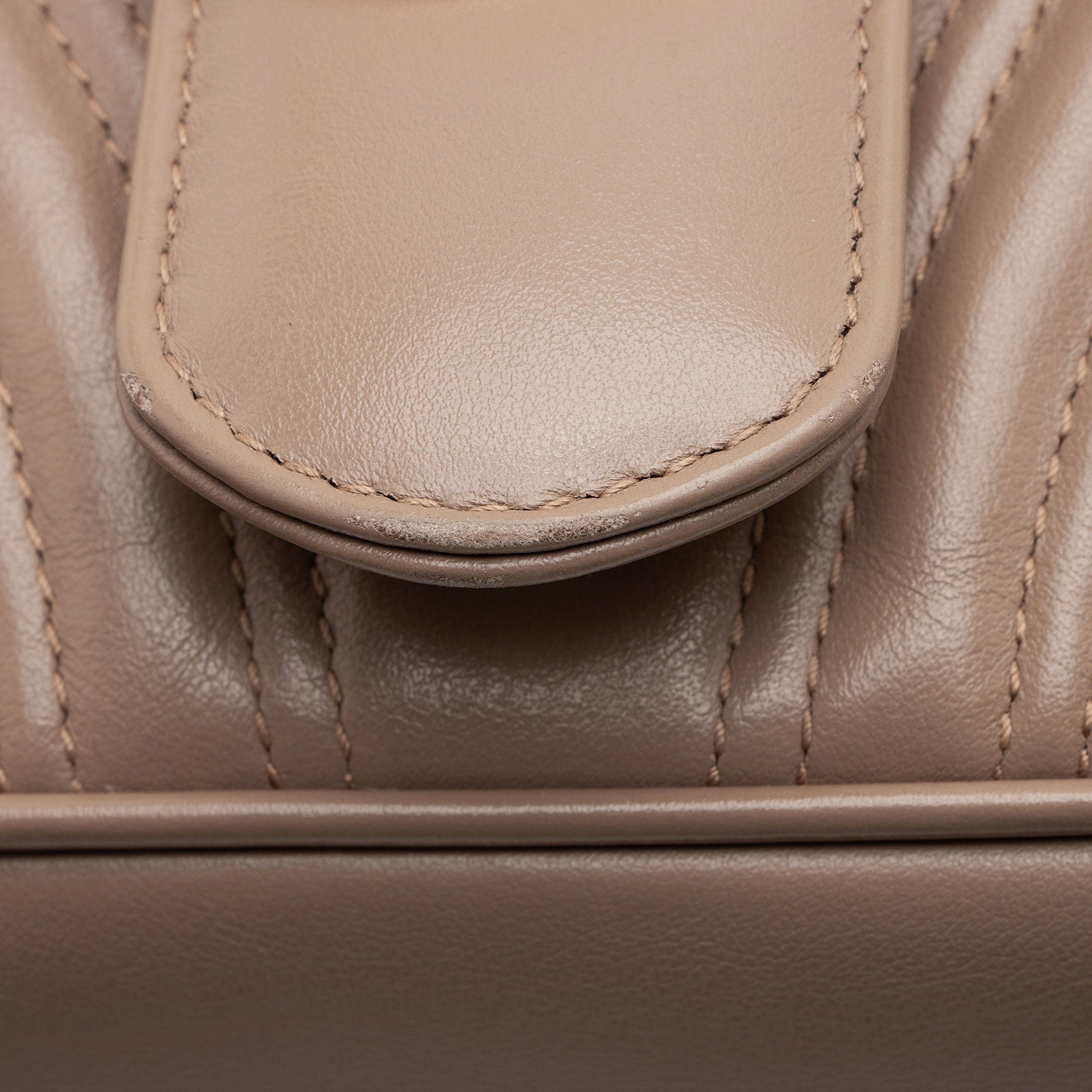 Gucci Matelasse Leather GG Marmont Small Flap Bag