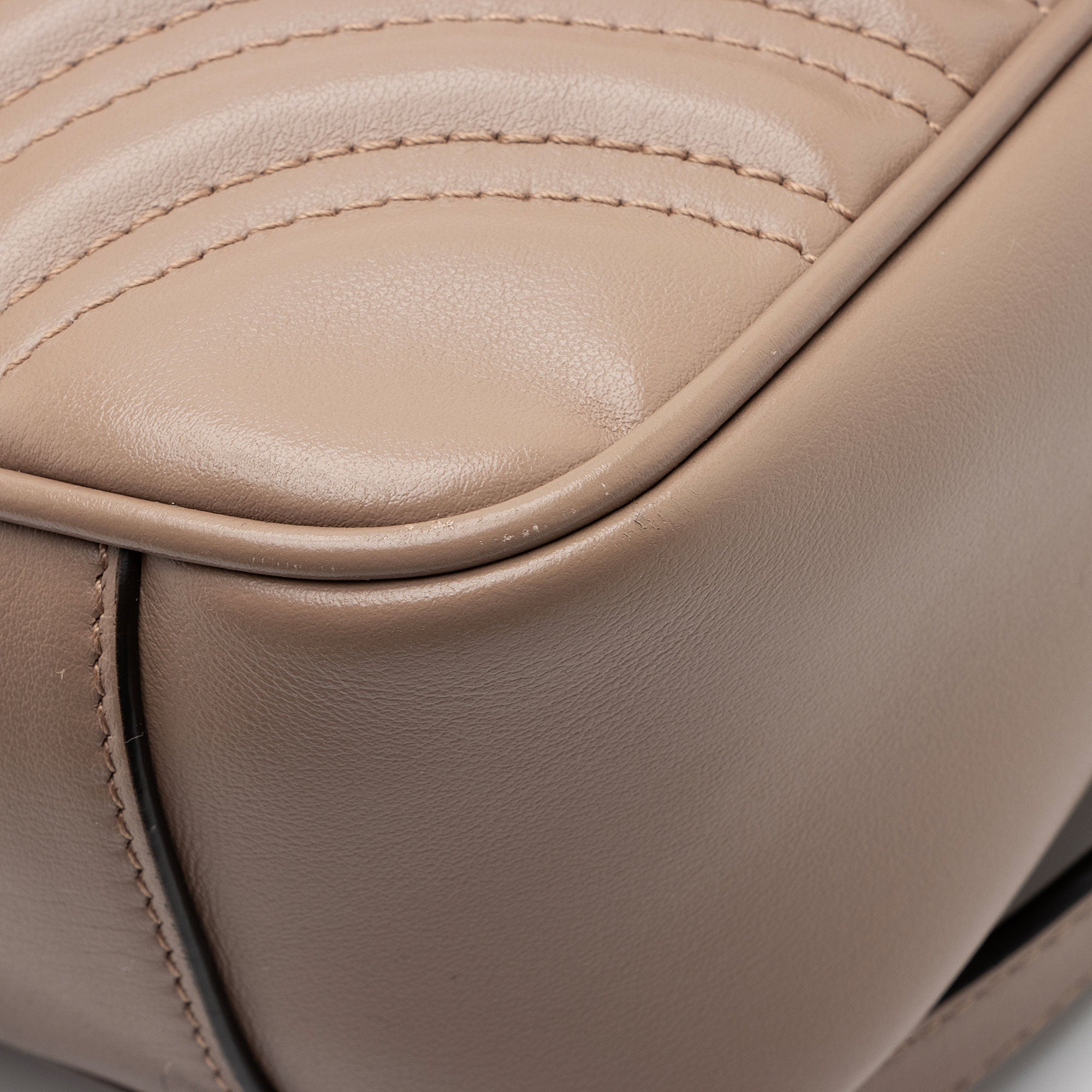 Gucci Matelasse Leather GG Marmont Small Flap Bag