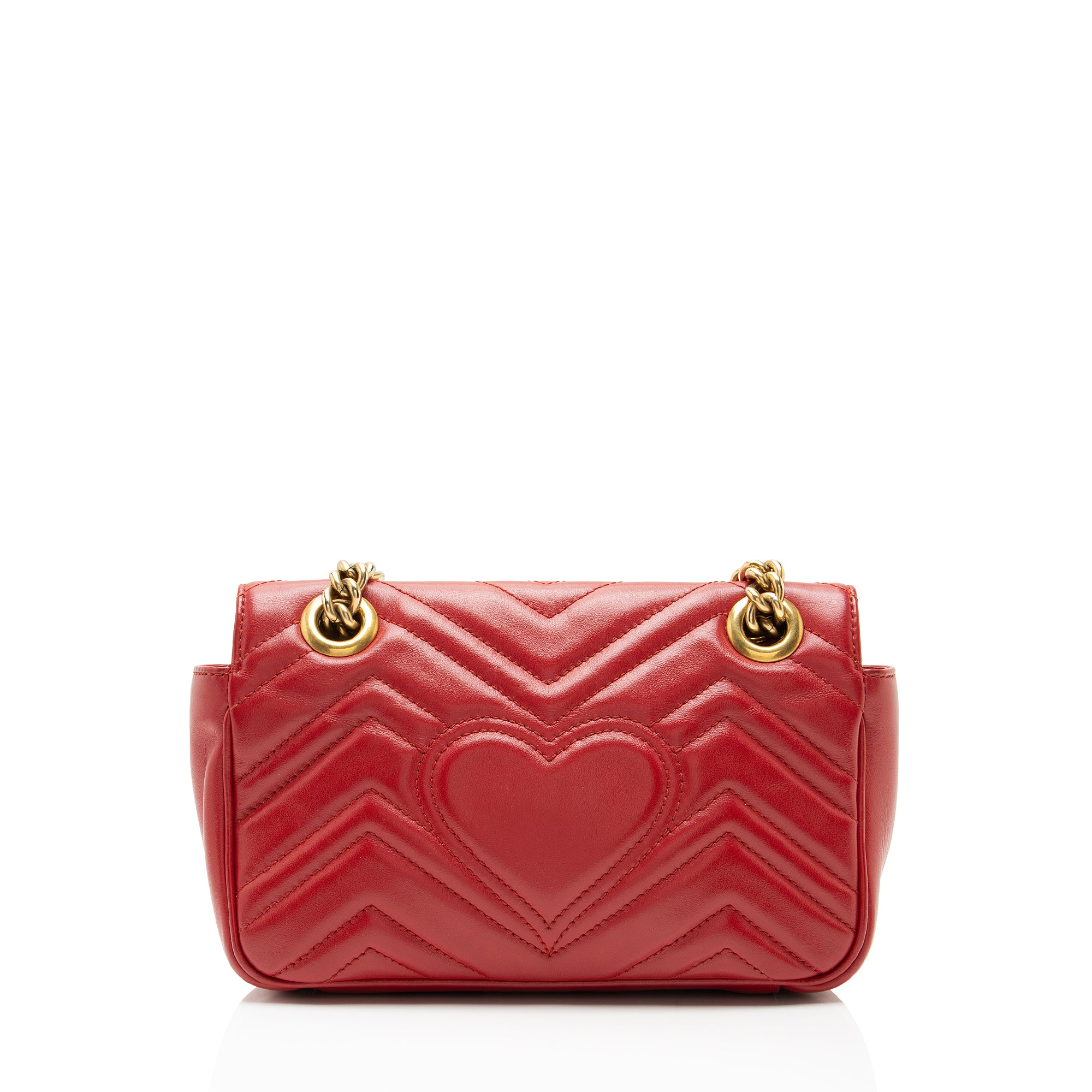Gucci Matelasse Leather GG Marmont Small Flap Bag