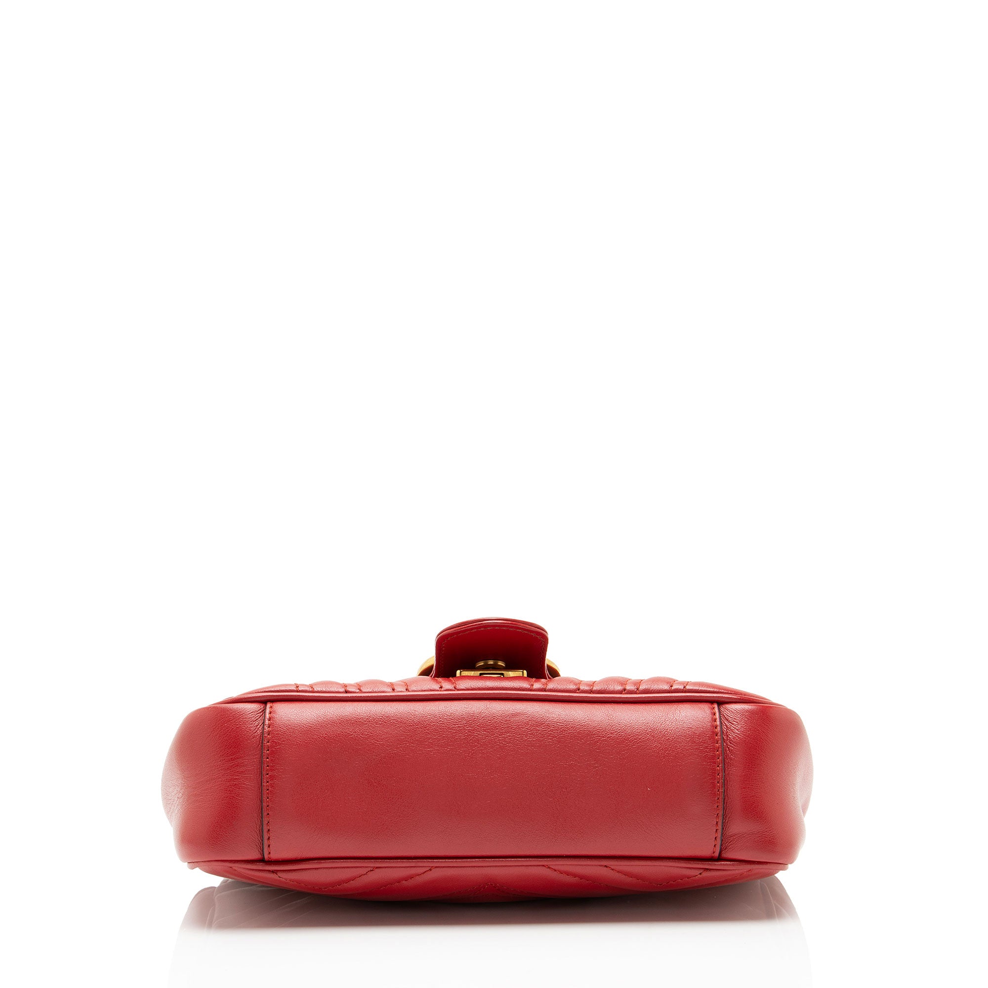 Gucci Matelasse Leather GG Marmont Small Flap Bag