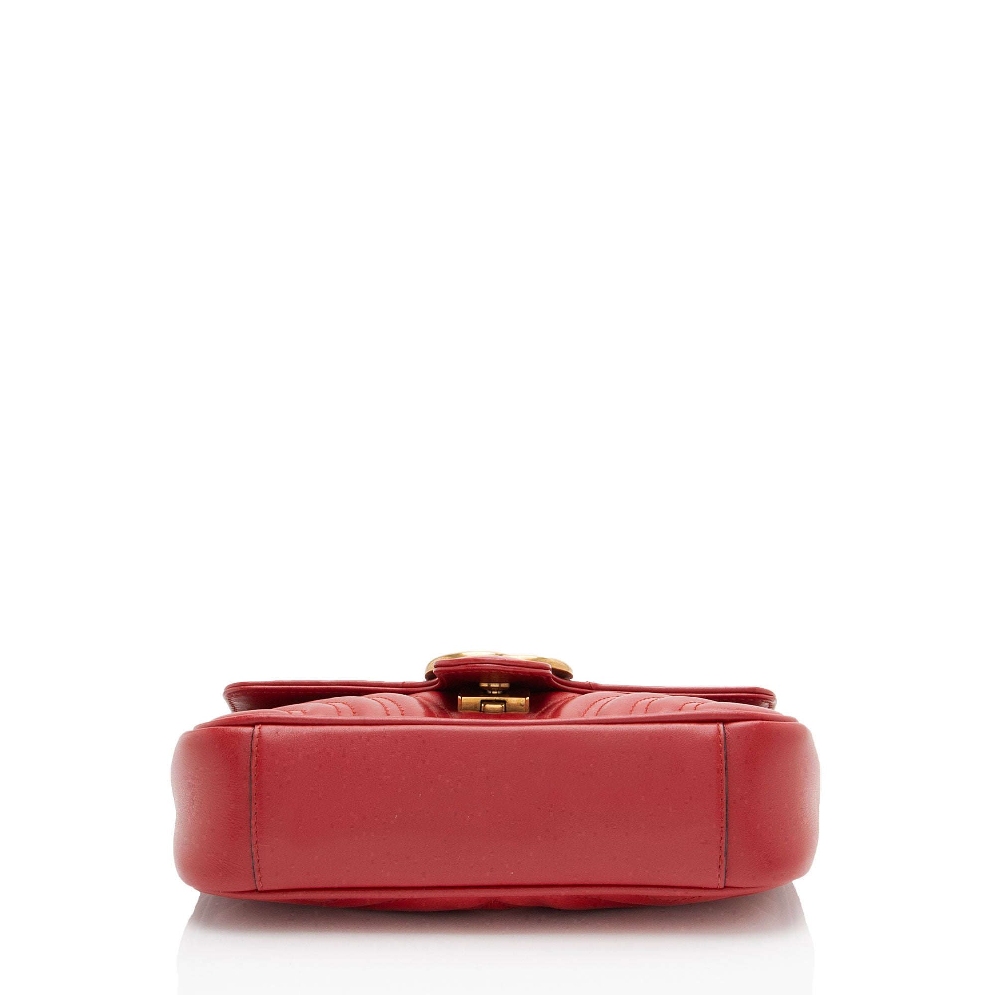 Gucci Matelasse Leather GG Marmont Small Flap Bag
