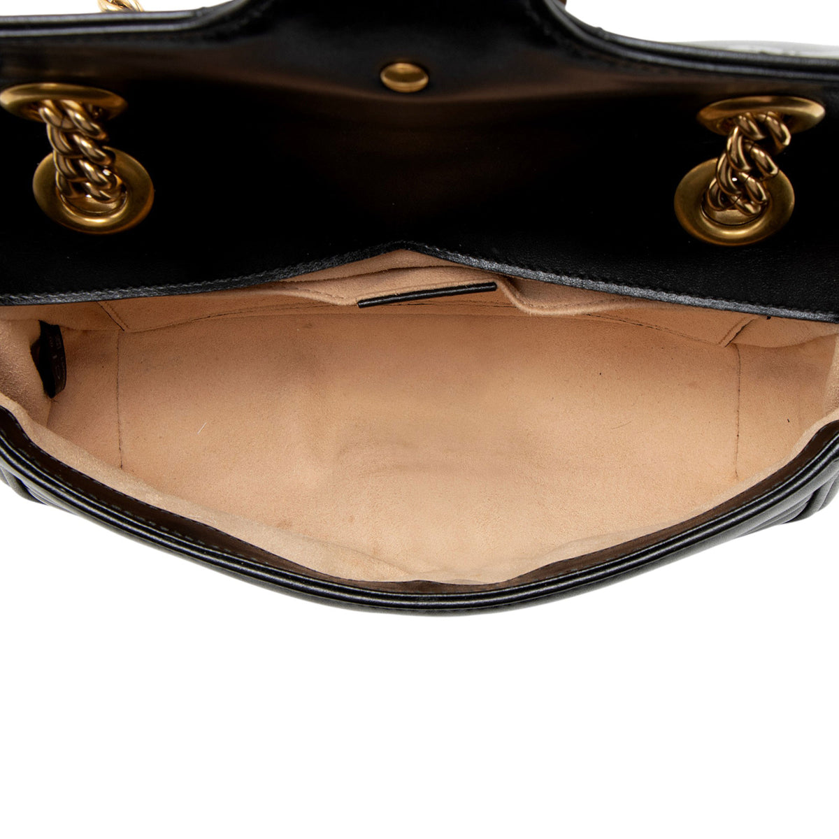 Gucci Matelasse Leather GG Marmont Small Flap Bag