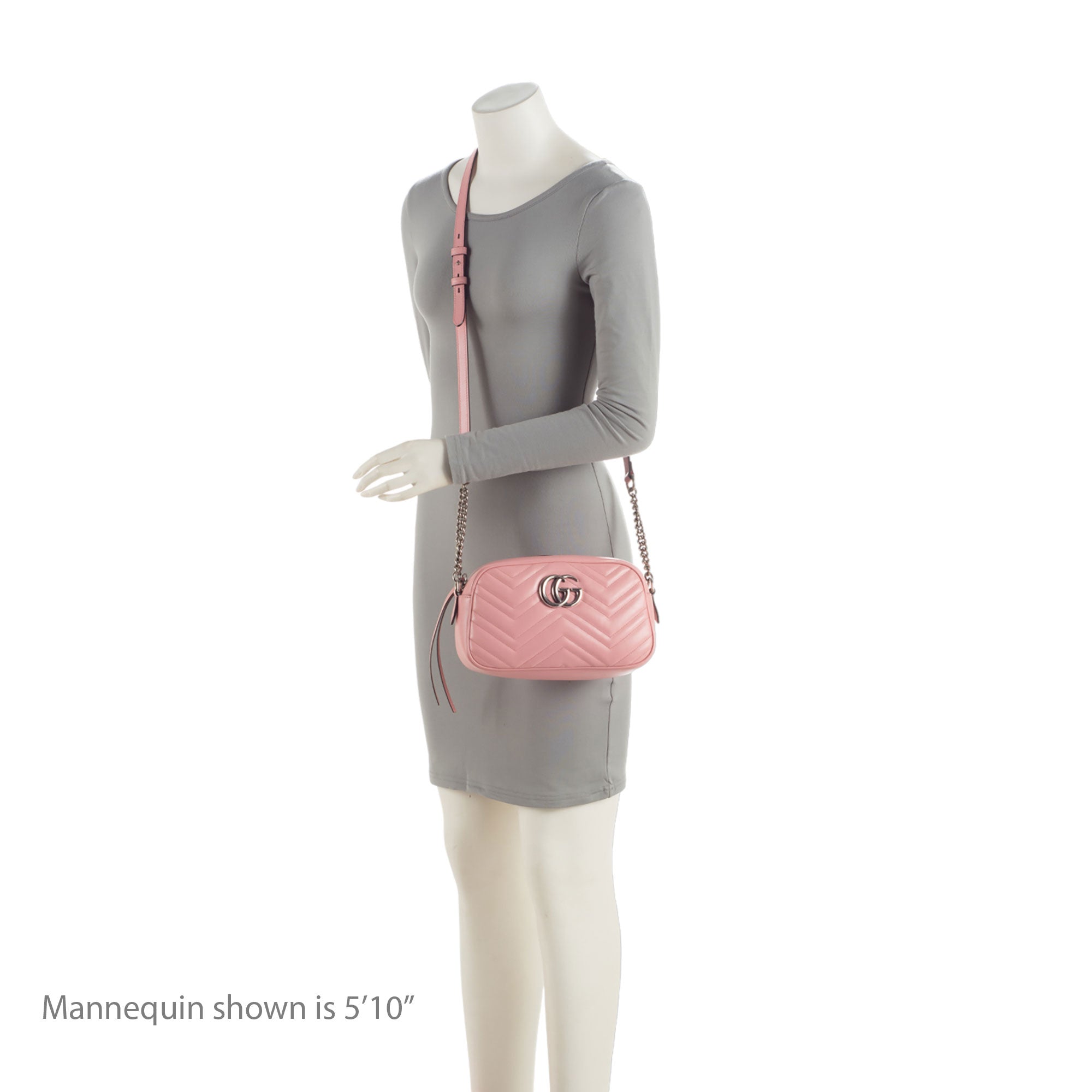 Gucci Matelasse Leather GG Marmont Small Shoulder Bag (SHF-W30FiI)