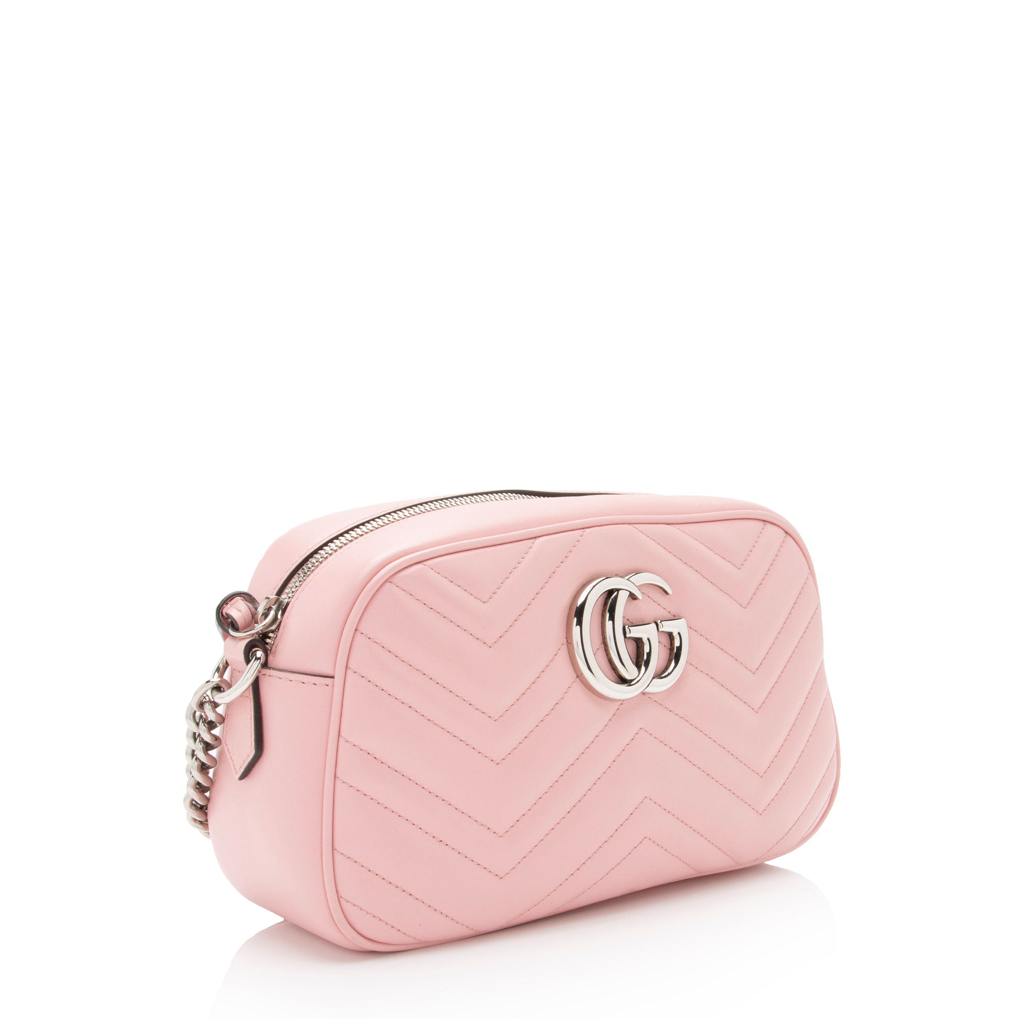 Gucci Matelasse Leather GG Marmont Small Shoulder Bag (SHF-W30FiI)