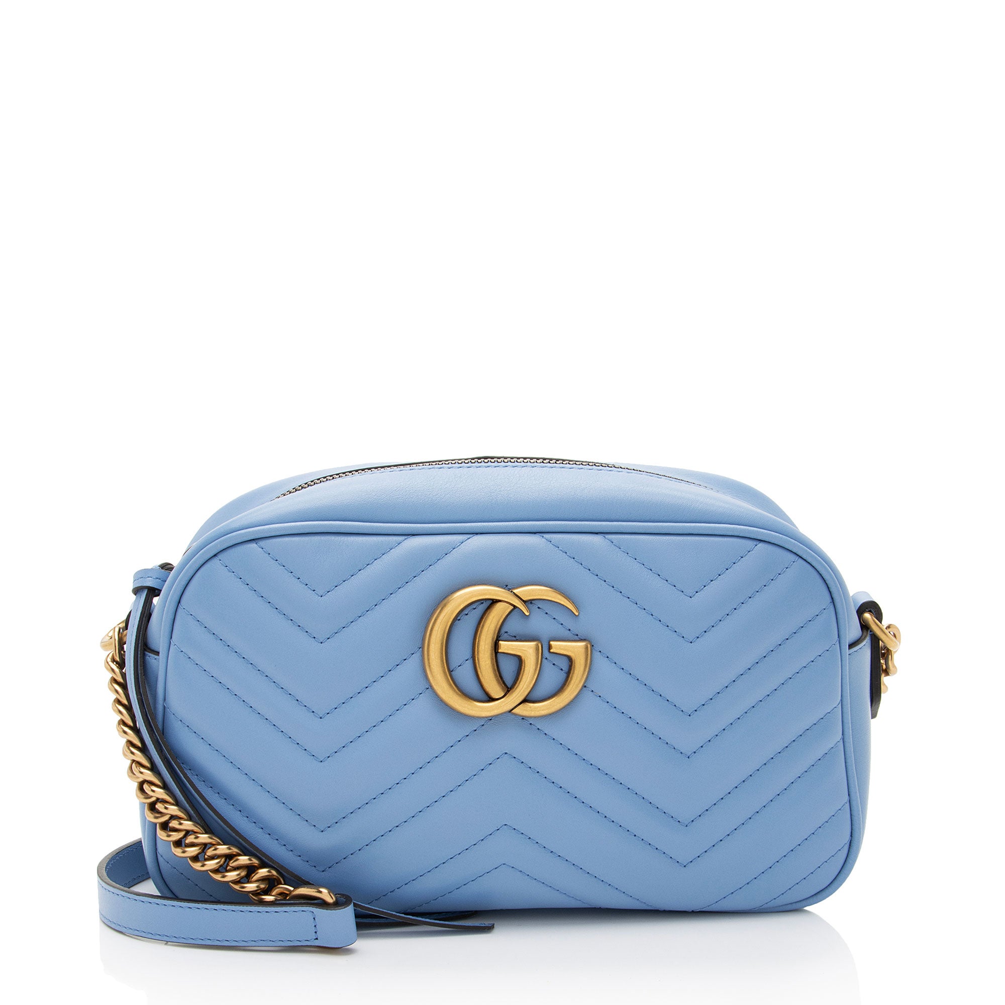 Gucci Matelasse Leather GG Marmont Small Shoulder Bag