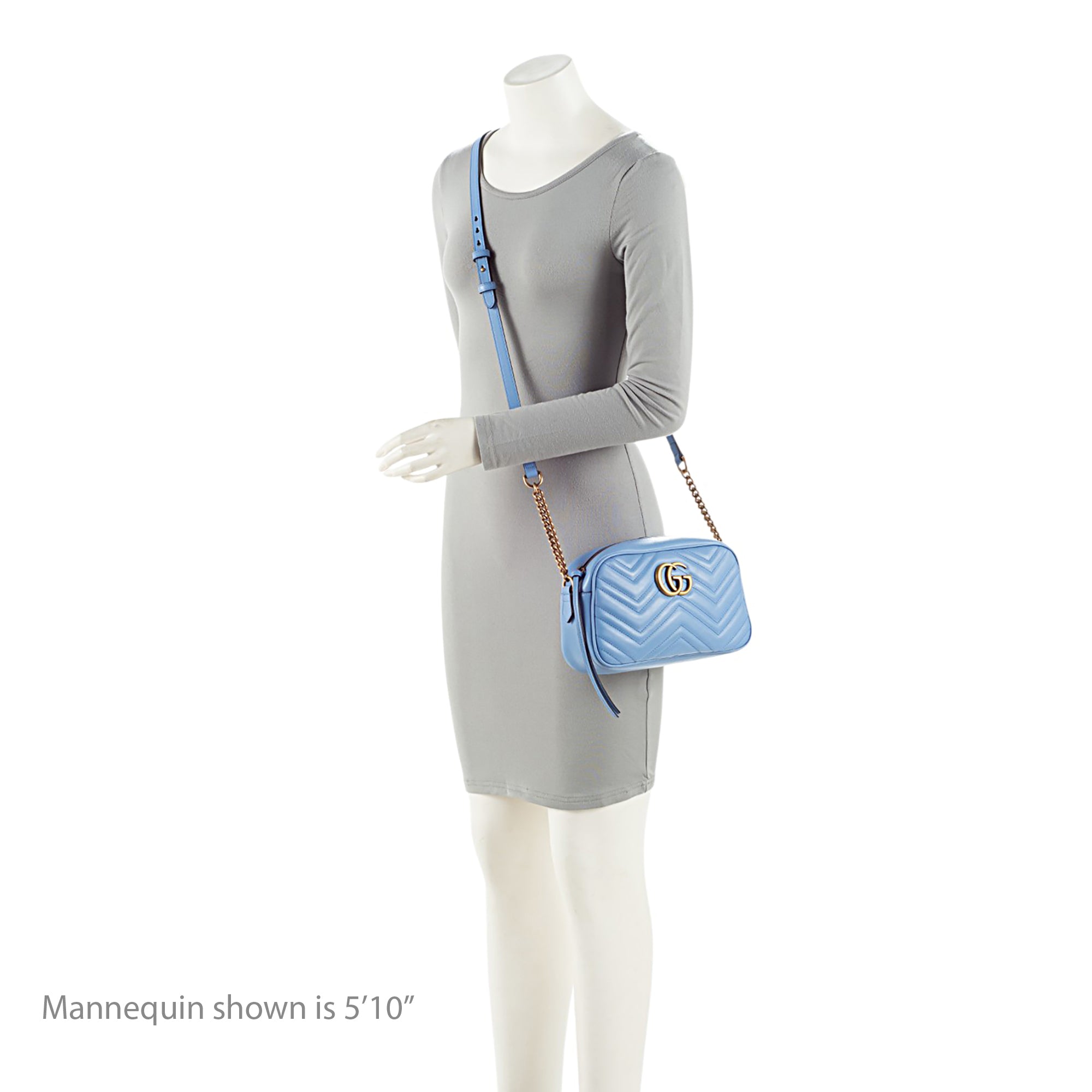 Gucci Matelasse Leather GG Marmont Small Shoulder Bag