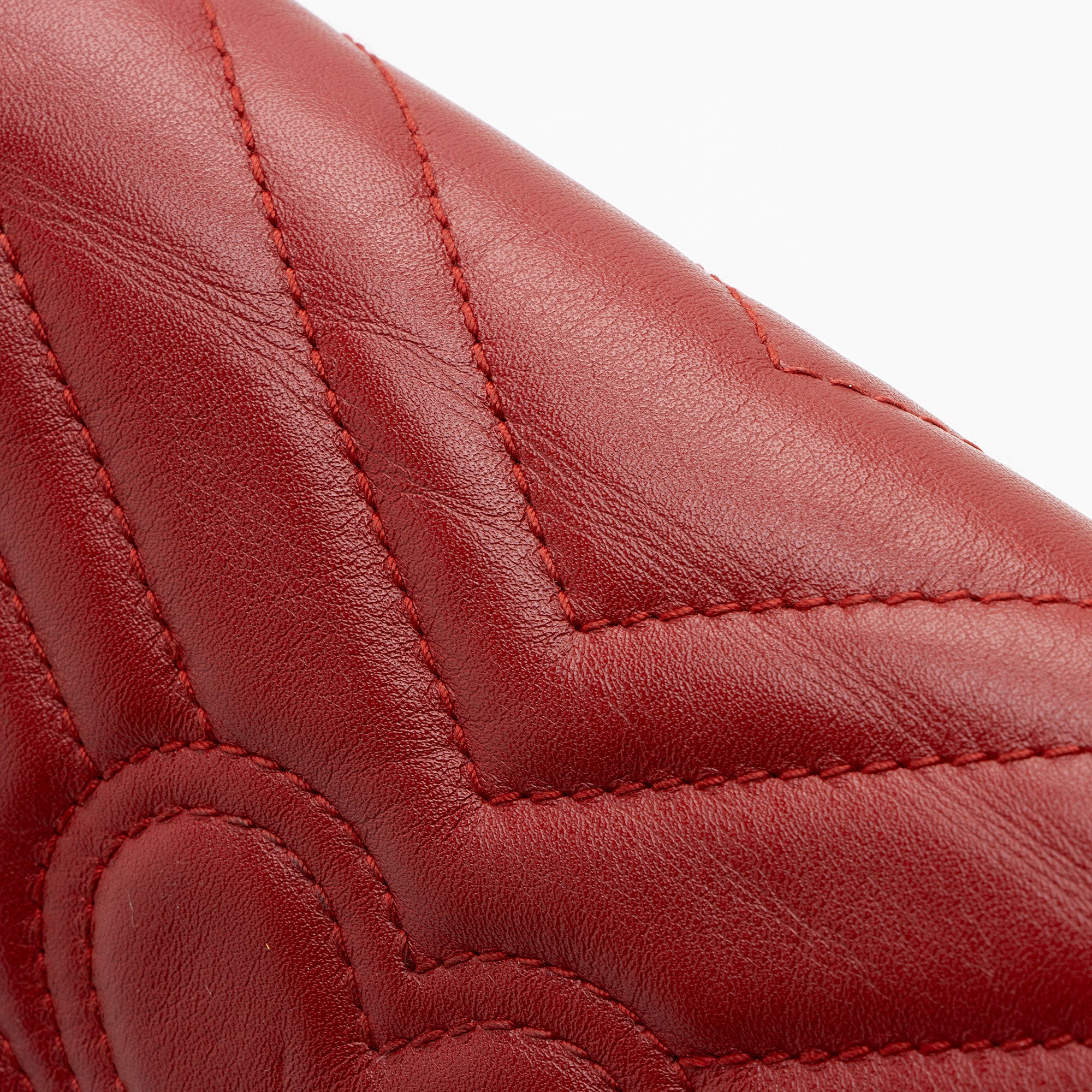 Gucci Matelasse Leather GG Marmont Super Mini Flap Bag (SHF-x8YYoY)