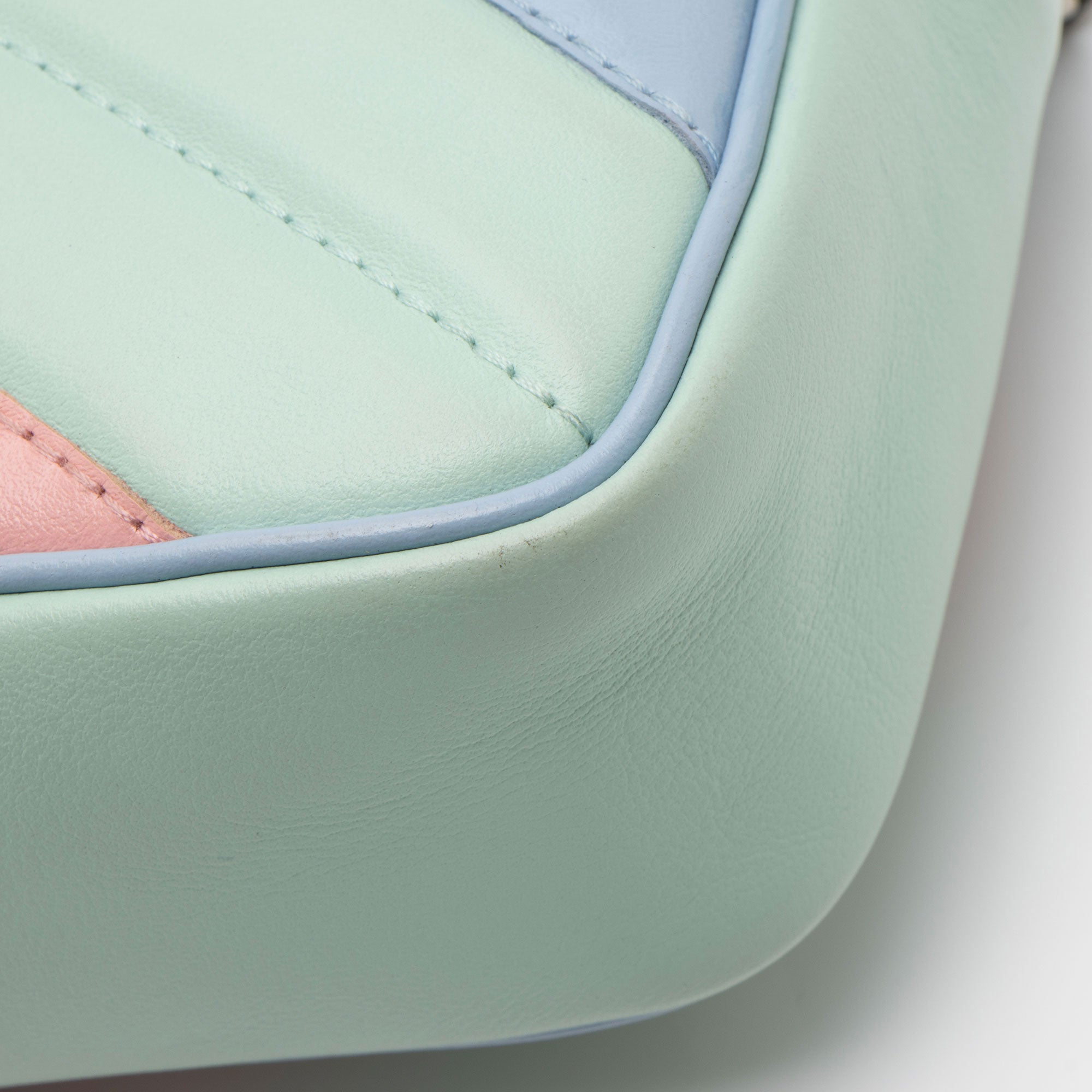 Gucci Matelasse Leather GG Marmont Super Mini Flap Bag (SHF-LovLEQ)