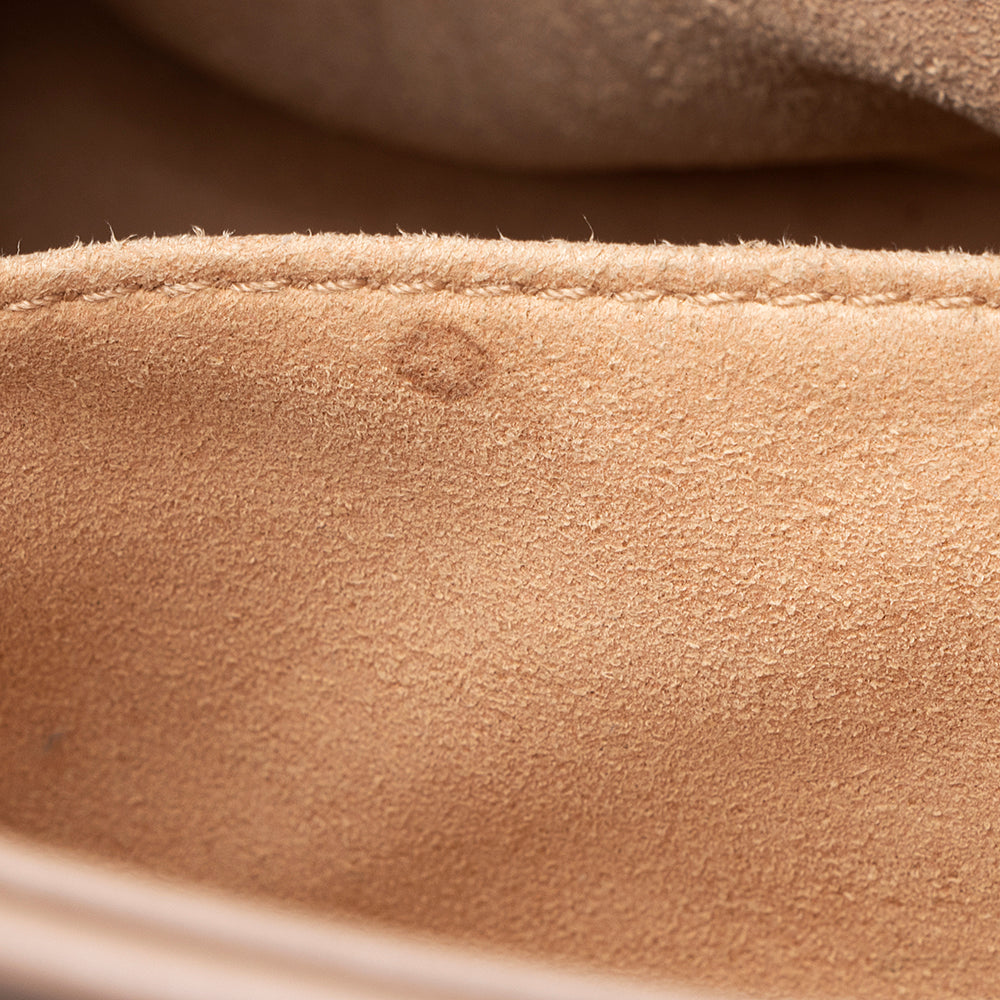 Gucci Matelasse Leather GG Marmont Top Handle Small Shoulder Bag