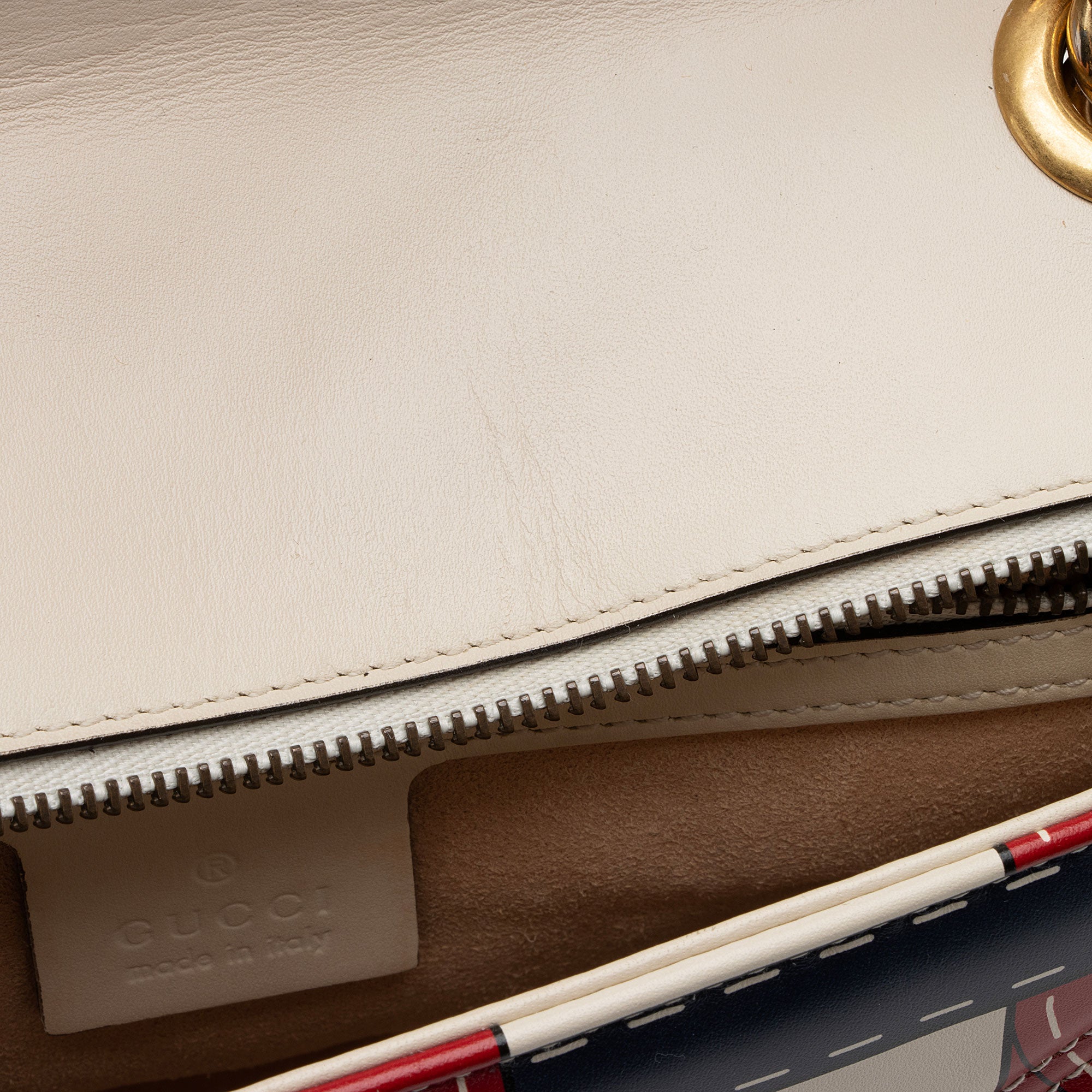 Gucci Matelasse Leather GG Marmont Trompe L'Oeil Small Flap Bag