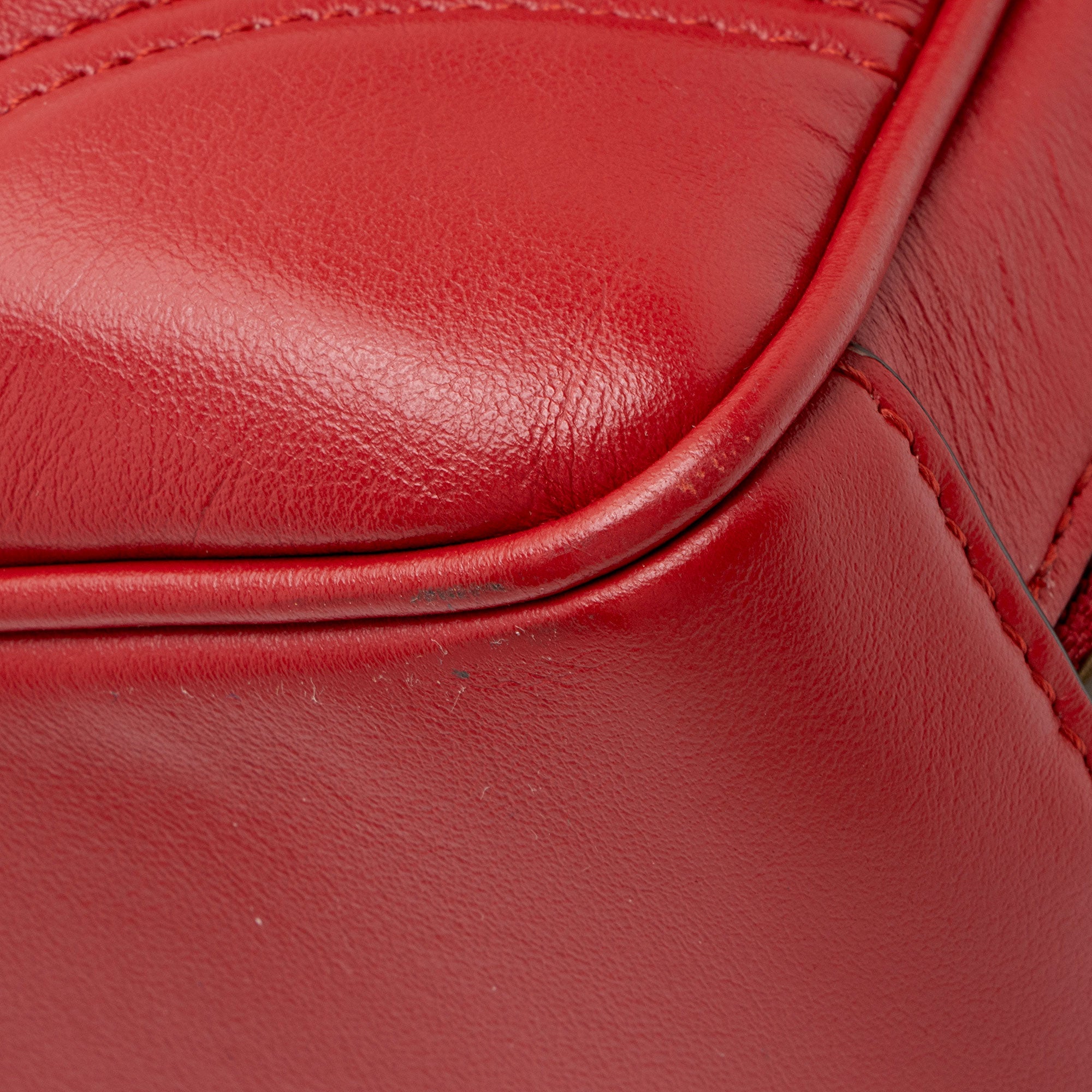 Gucci Matelasse Leather GG Marmont Zip Around Top Handle