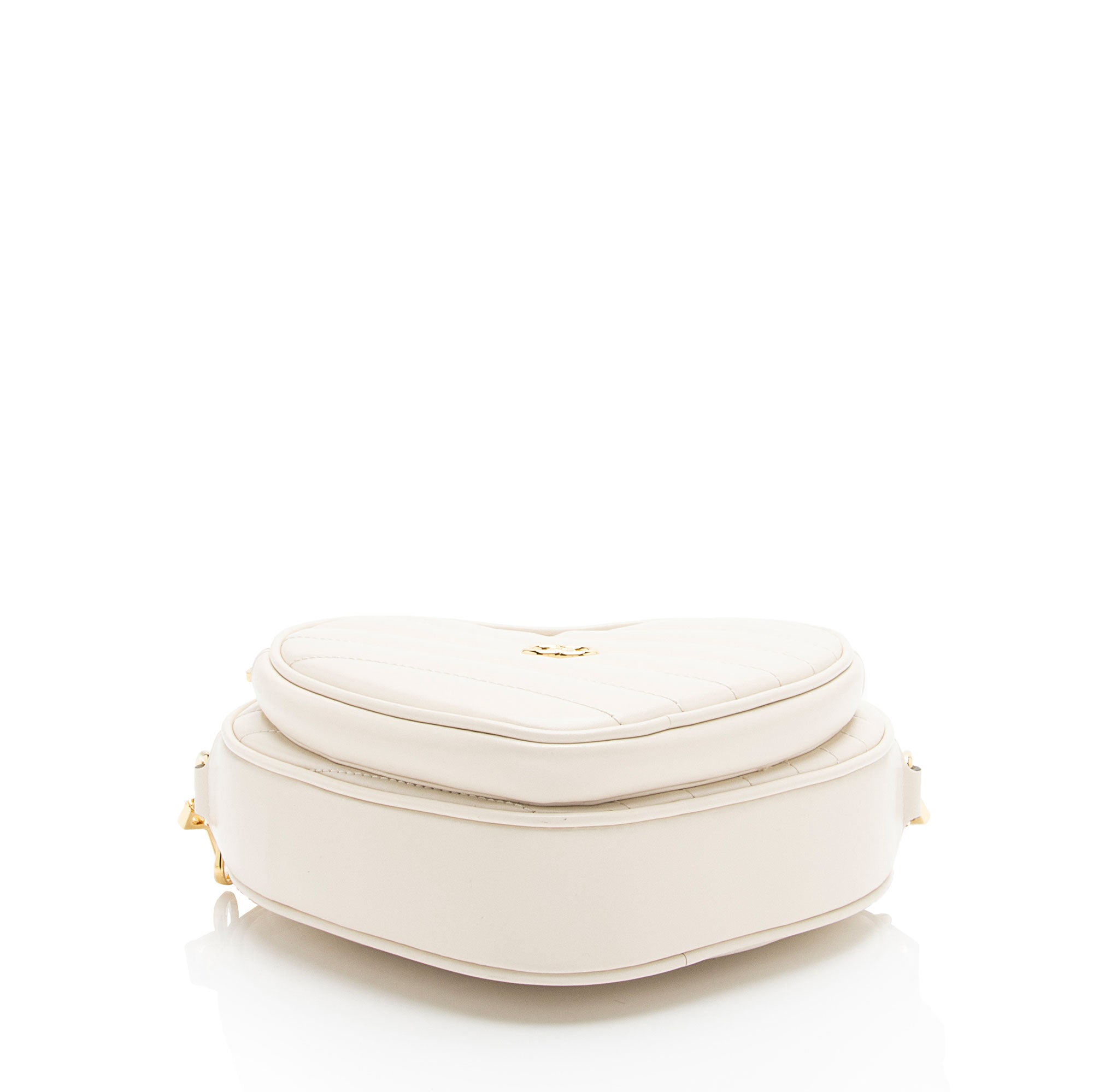 Gucci Matelasse Leather Interlocking G Heart Mini Shoulder Bag