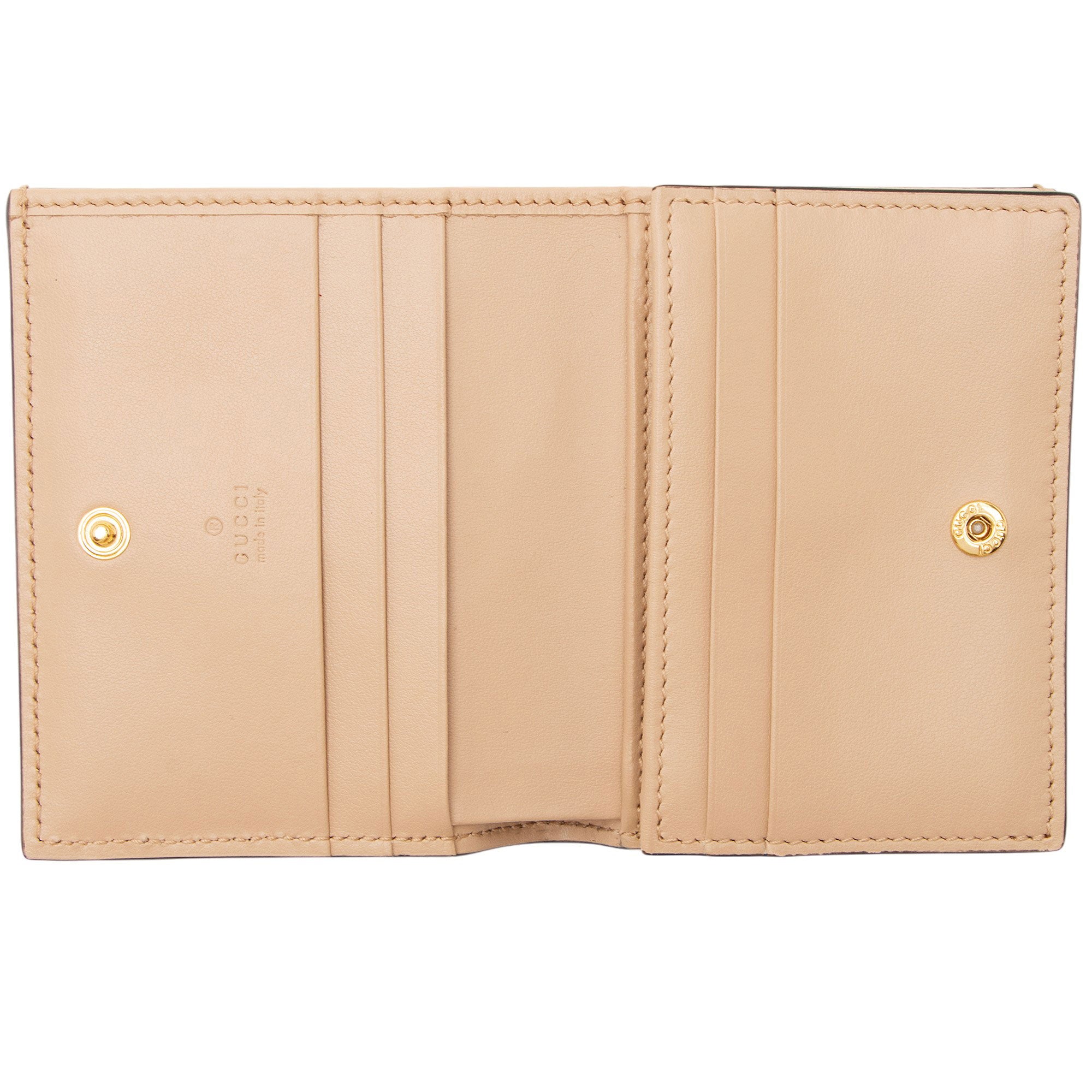 Gucci Jumbo GG Matelasse Leather Marmont Card Case Wallet