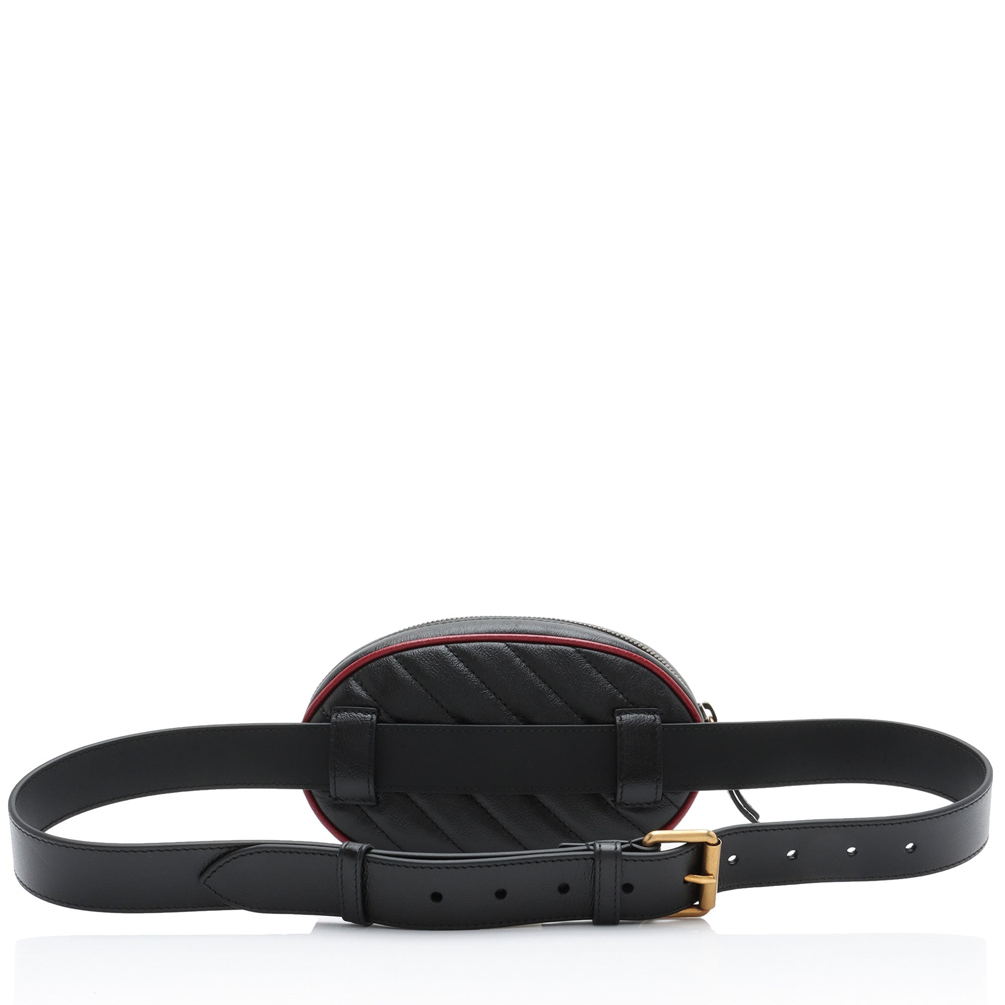 Gucci Matelasse Leather Torchon GG Marmont Belt Bag - Size 38 / 95