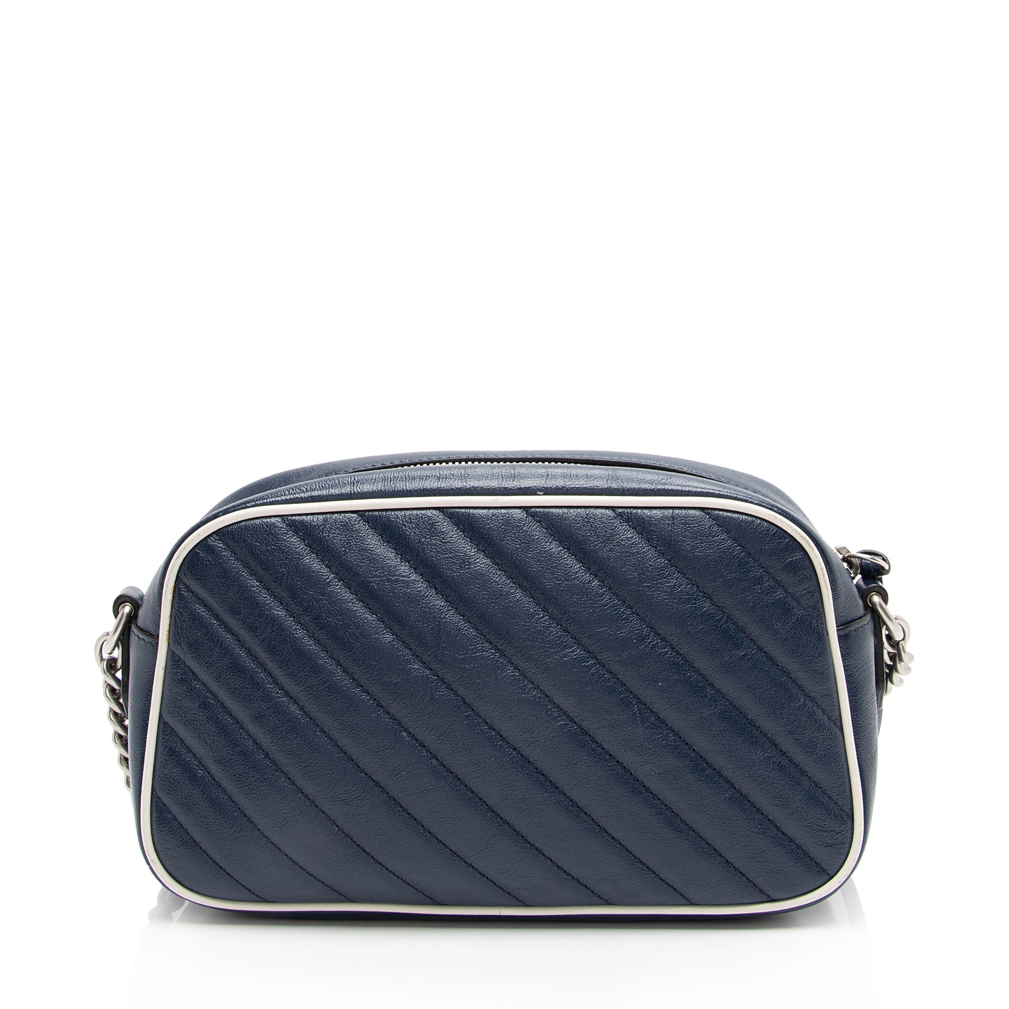 Gucci Matelasse Leather Torchon GG Marmont Small Shoulder Bag