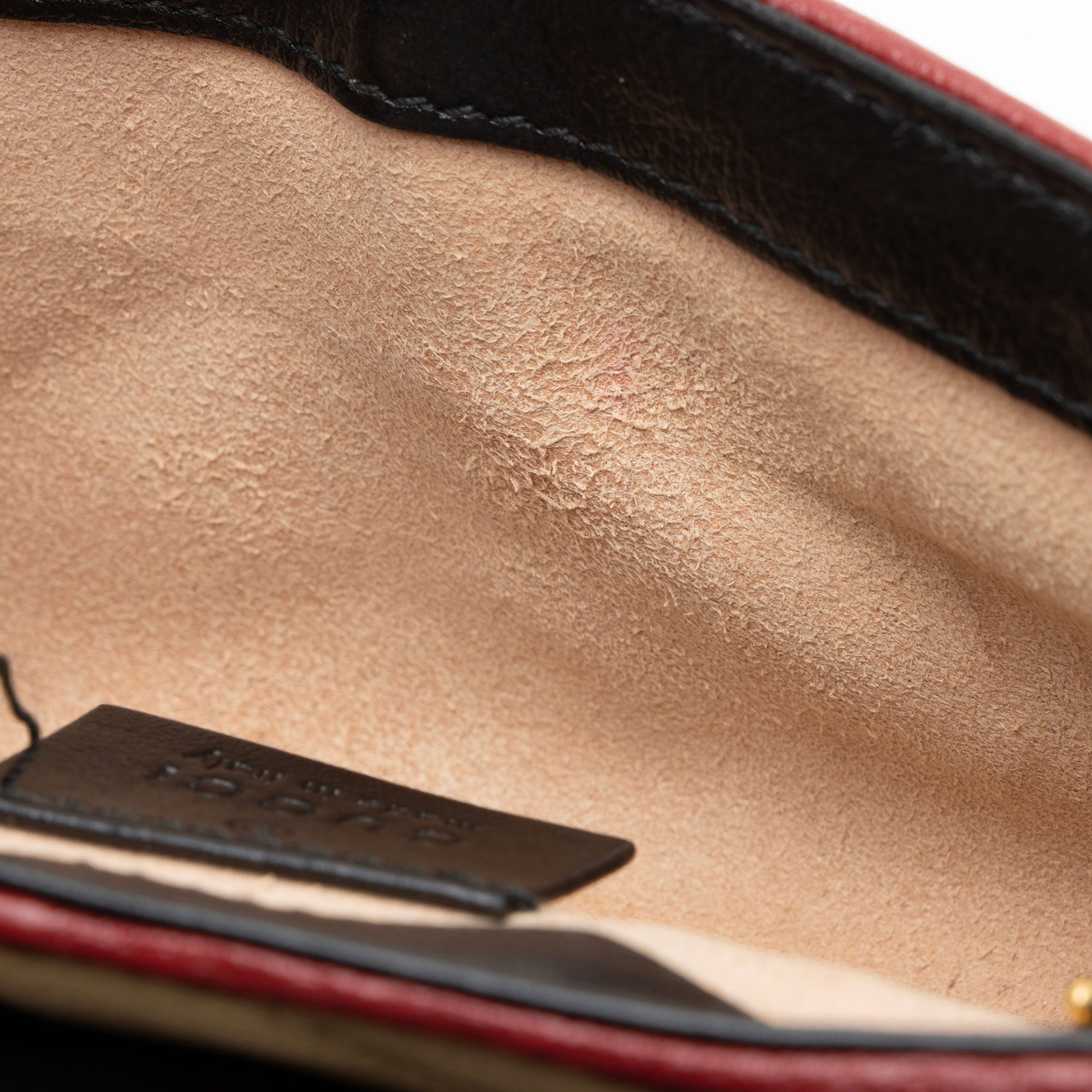 Gucci Matelasse Leather Torchon GG Marmont Super Mini Flap Bag (SHF-qrTyT1)