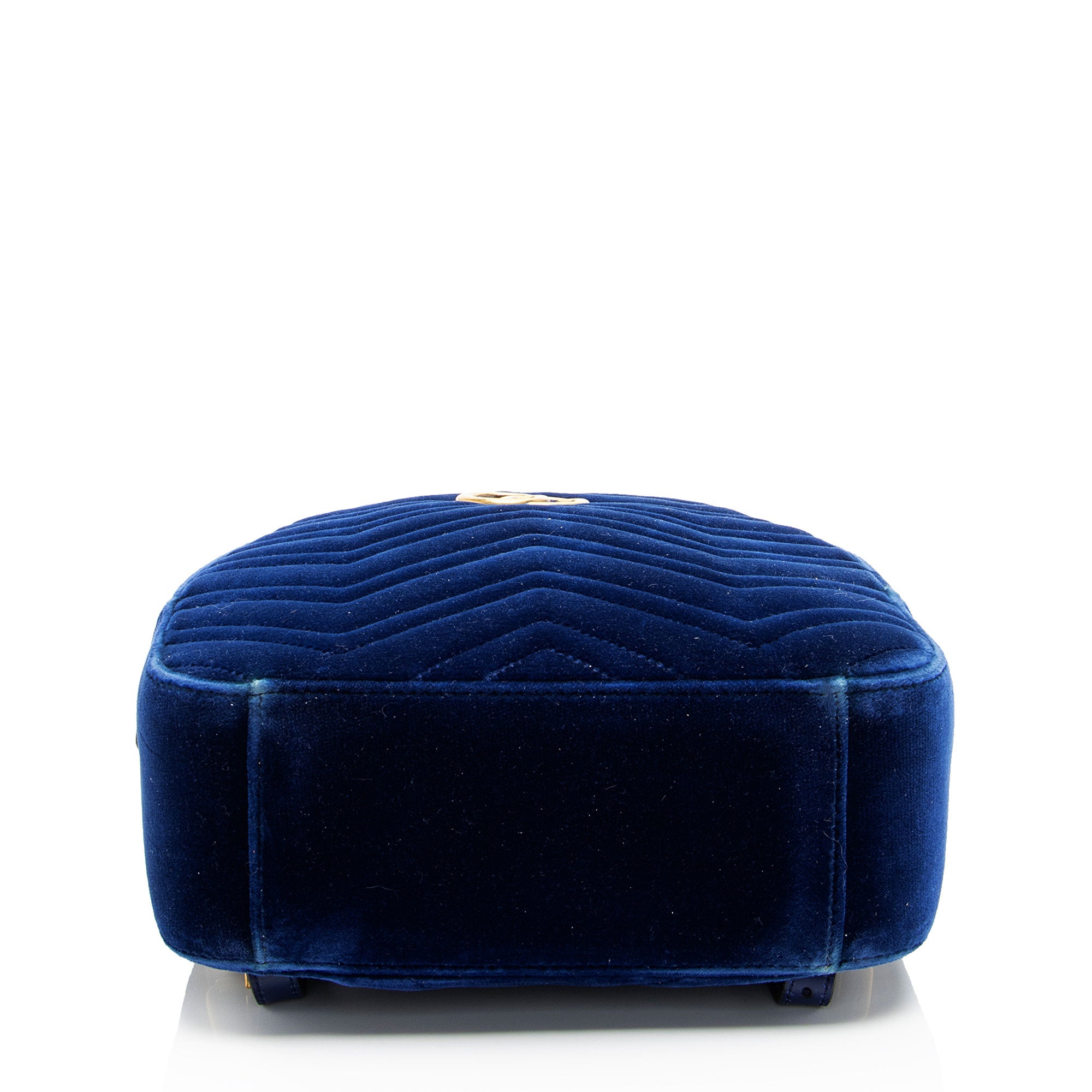 Gucci Matelasse Velvet GG Marmont Backpack