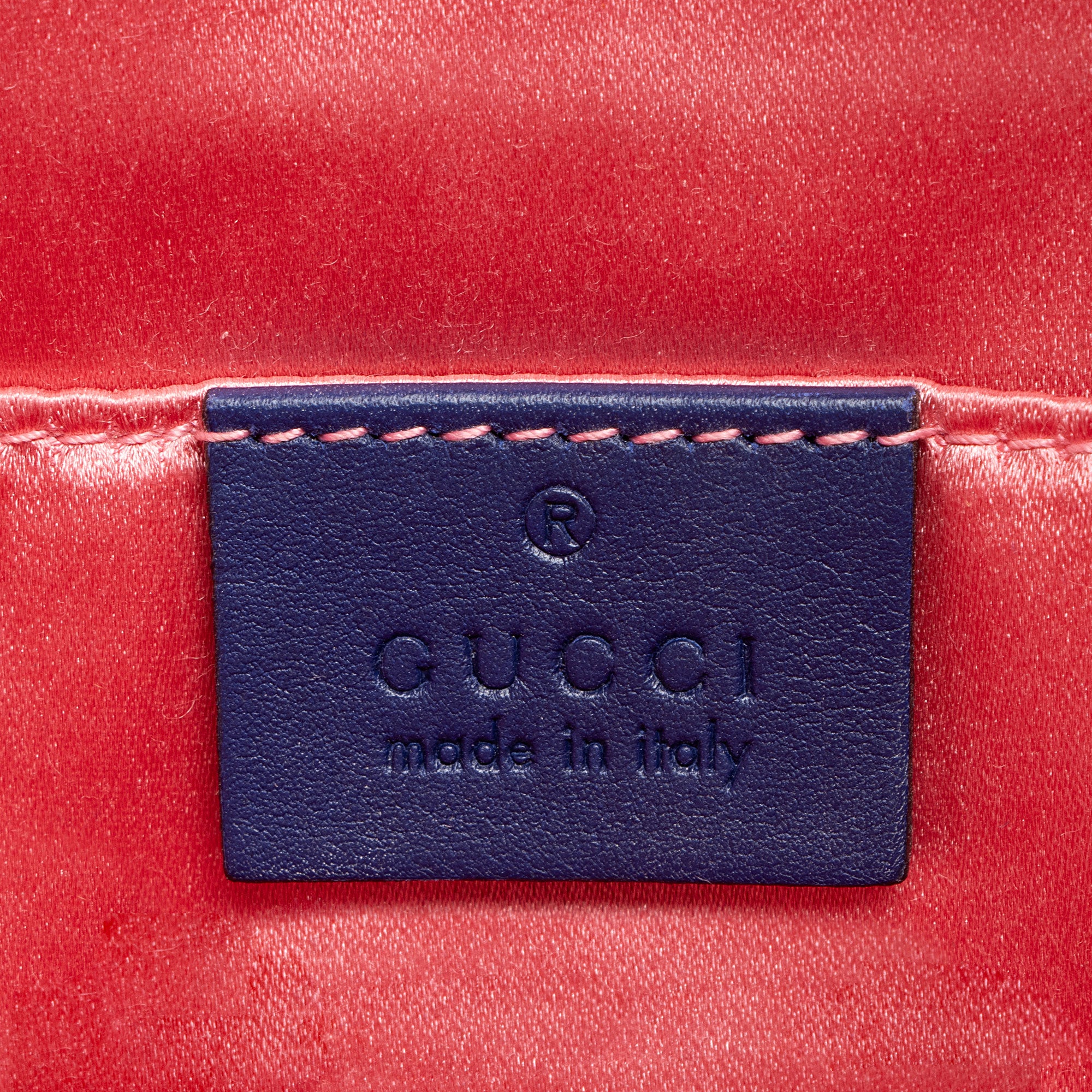 Gucci Matelasse Velvet GG Marmont Backpack