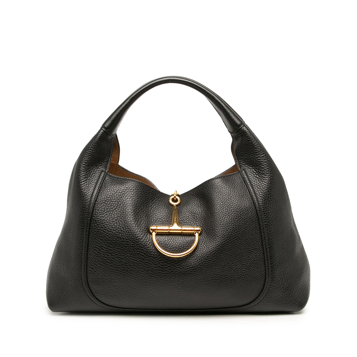 Gucci Maxi Grained Calfskin Softbit Hobo