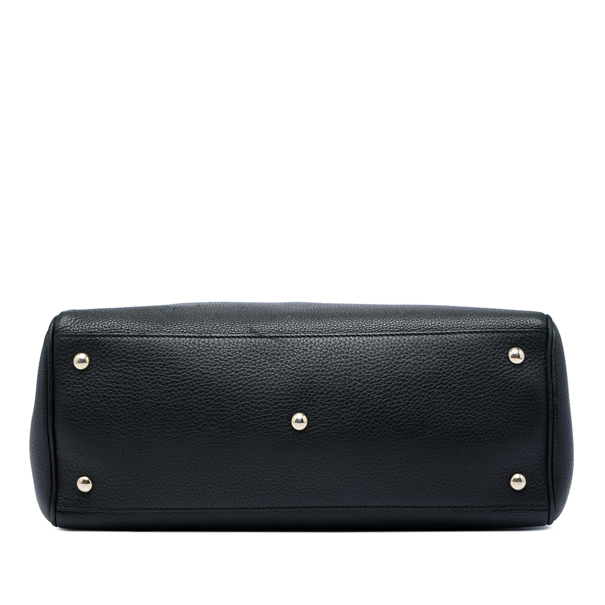Gucci Medium Calfskin Bamboo Shopper Satchel