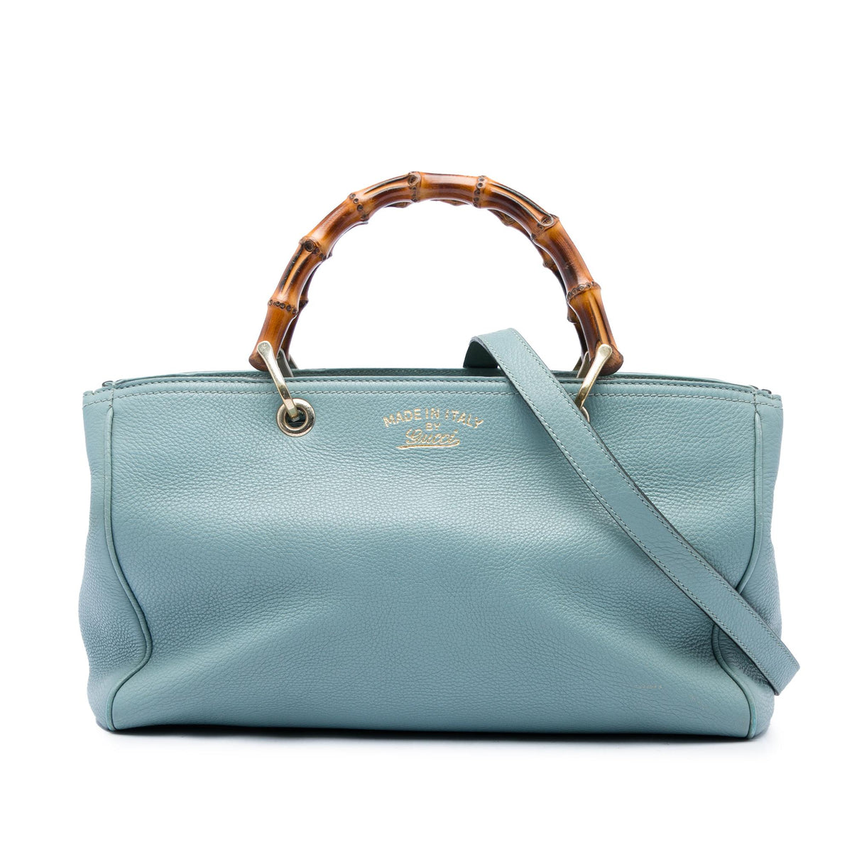 Gucci Medium Calfskin Bamboo Shopper Satchel