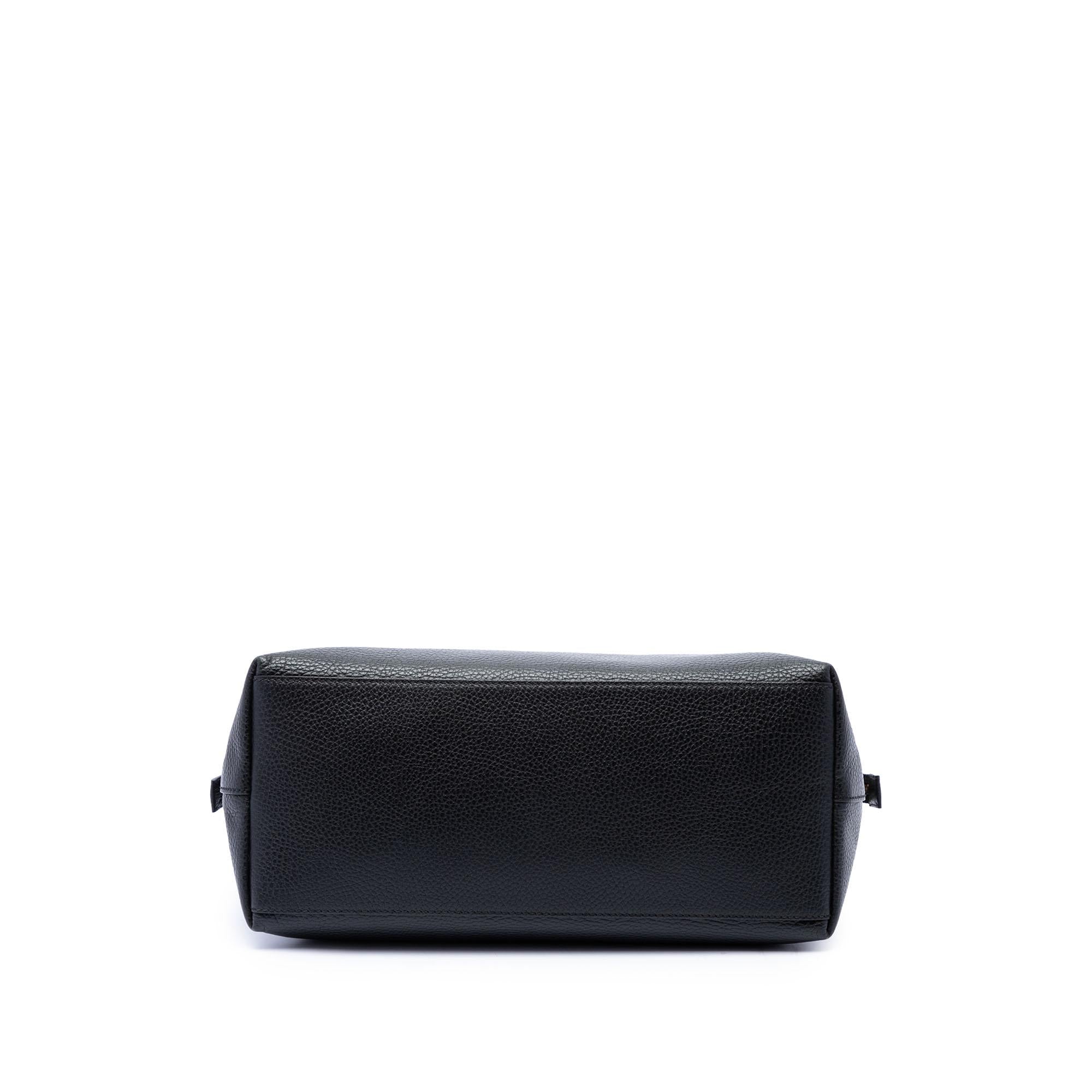 Gucci Medium Calfskin GG Charm Dome Satchel