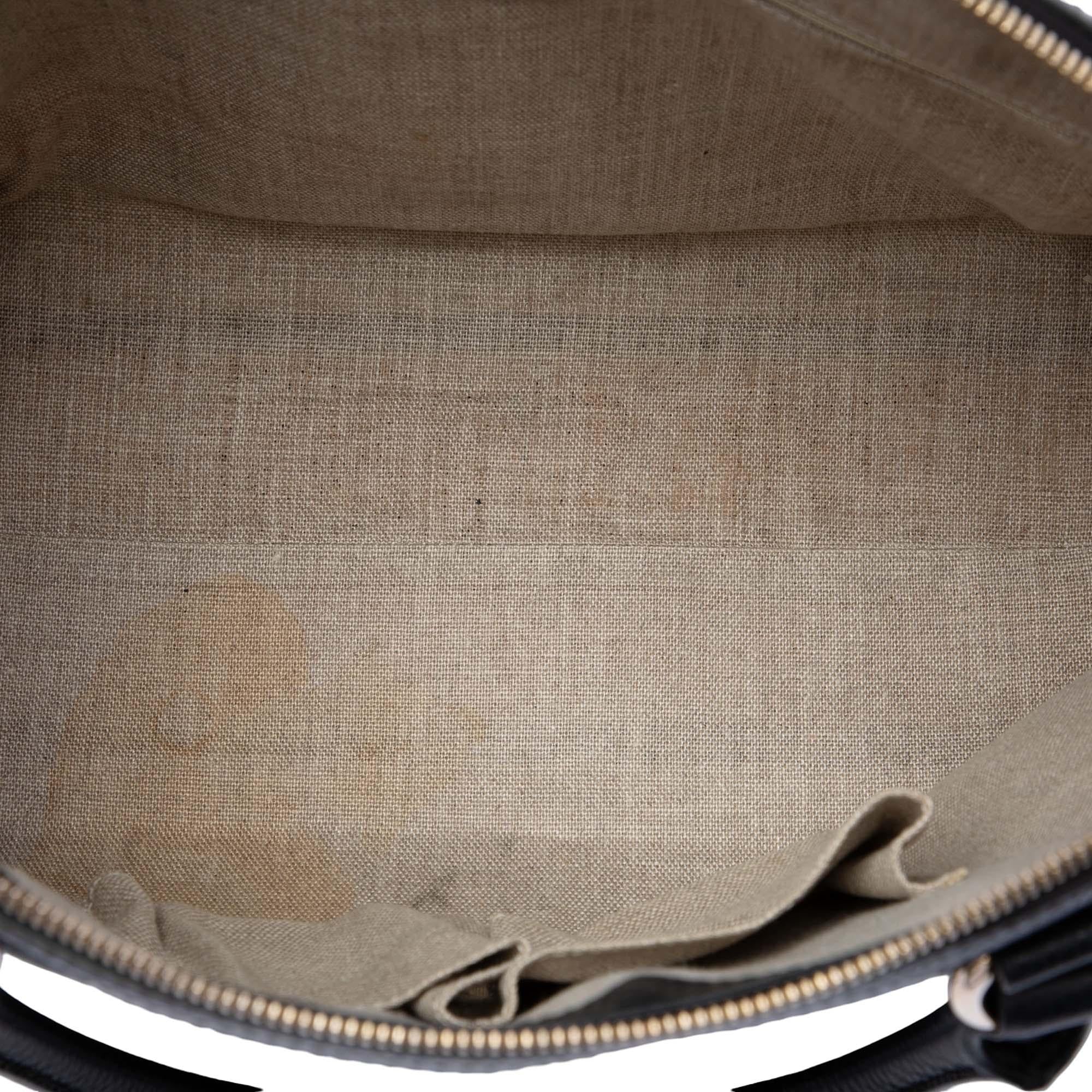 Gucci Medium Calfskin GG Charm Dome Satchel