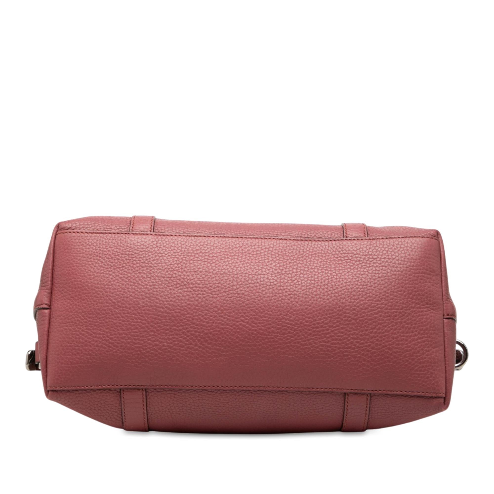 Gucci Medium Calfskin GG Charm Dome Satchel