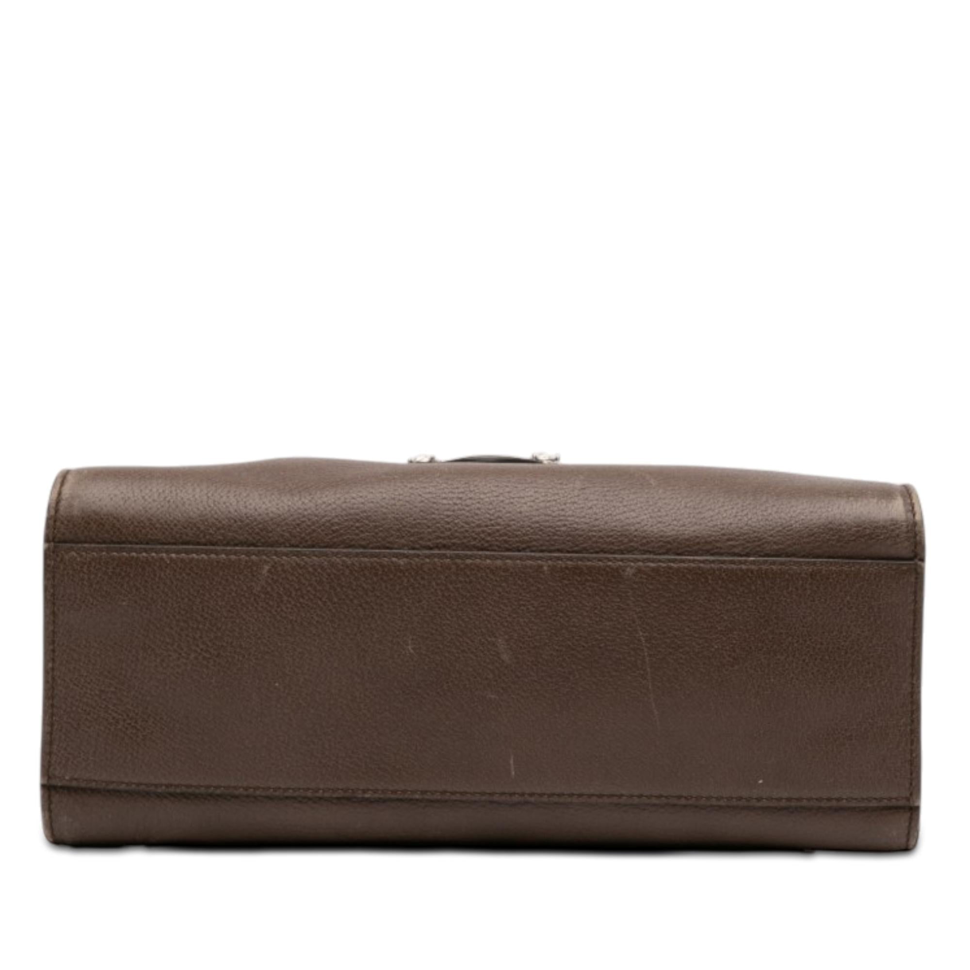 Gucci Medium Calfskin Linea Totem Satchel