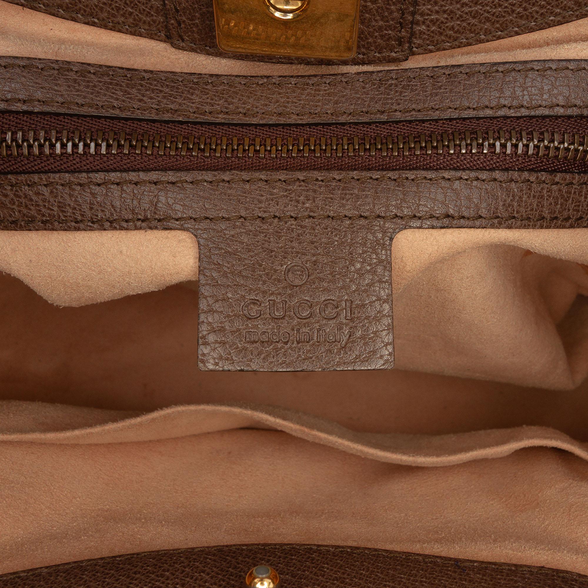 Gucci Medium Calfskin Linea Totem Satchel