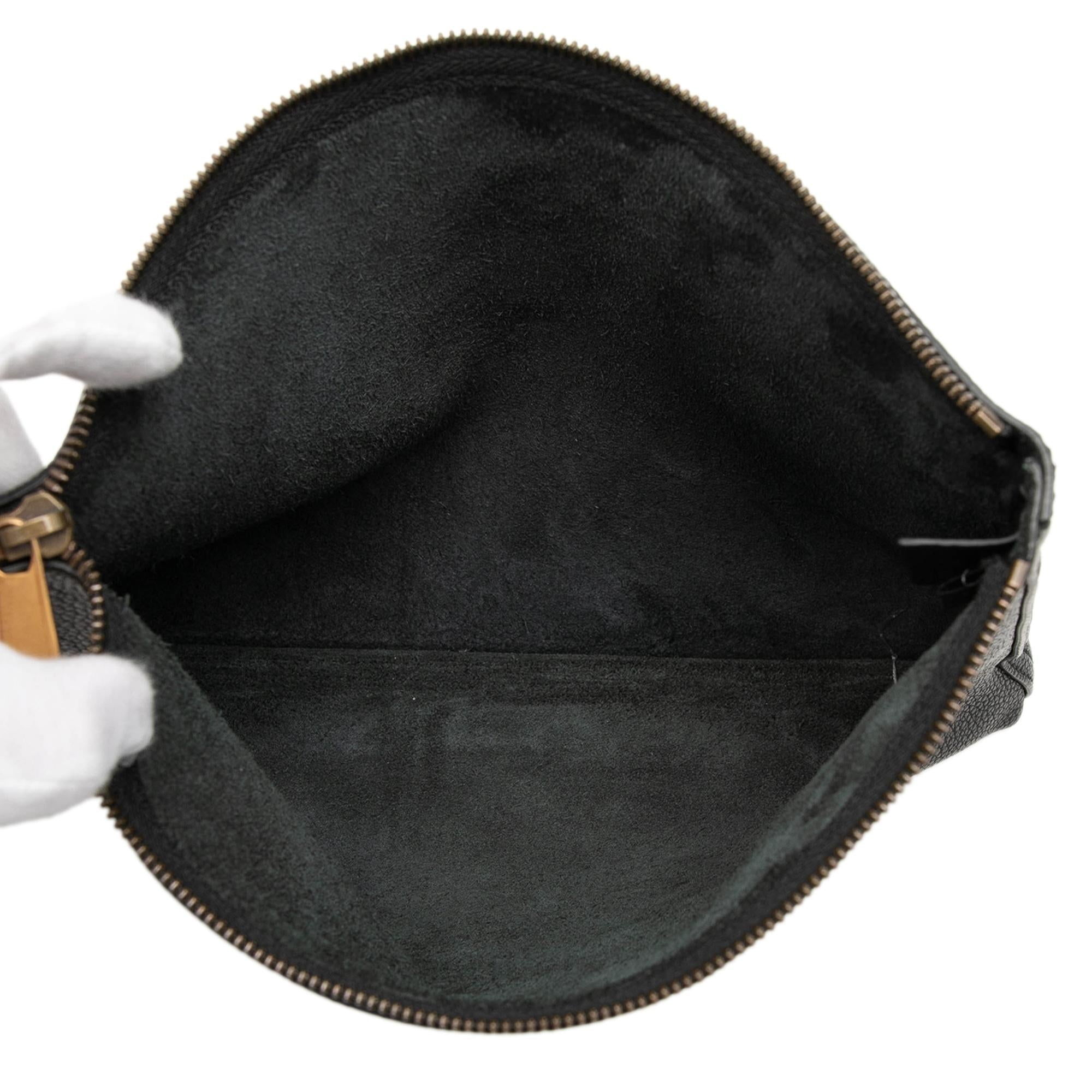 Gucci Medium Calfskin Logo Portfolio Clutch