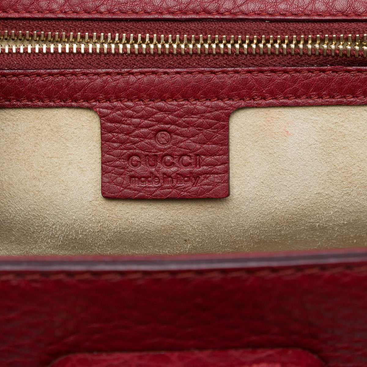 Gucci Medium Calfskin New Bamboo Satchel