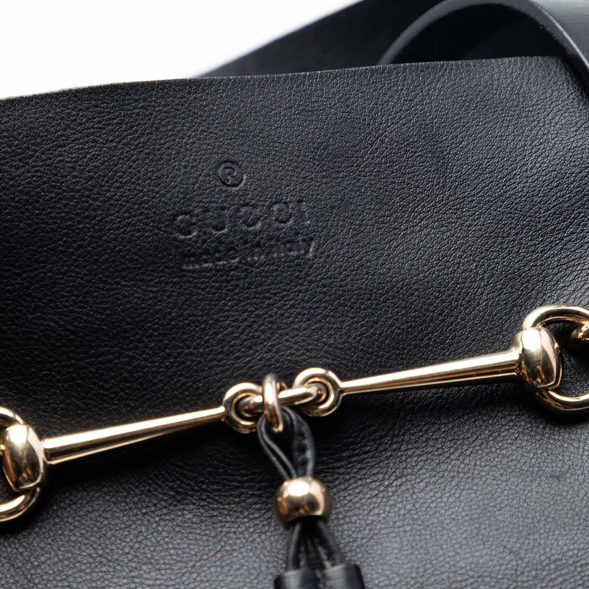 Gucci Medium Calfskin Park Avenue Horsebit Tote