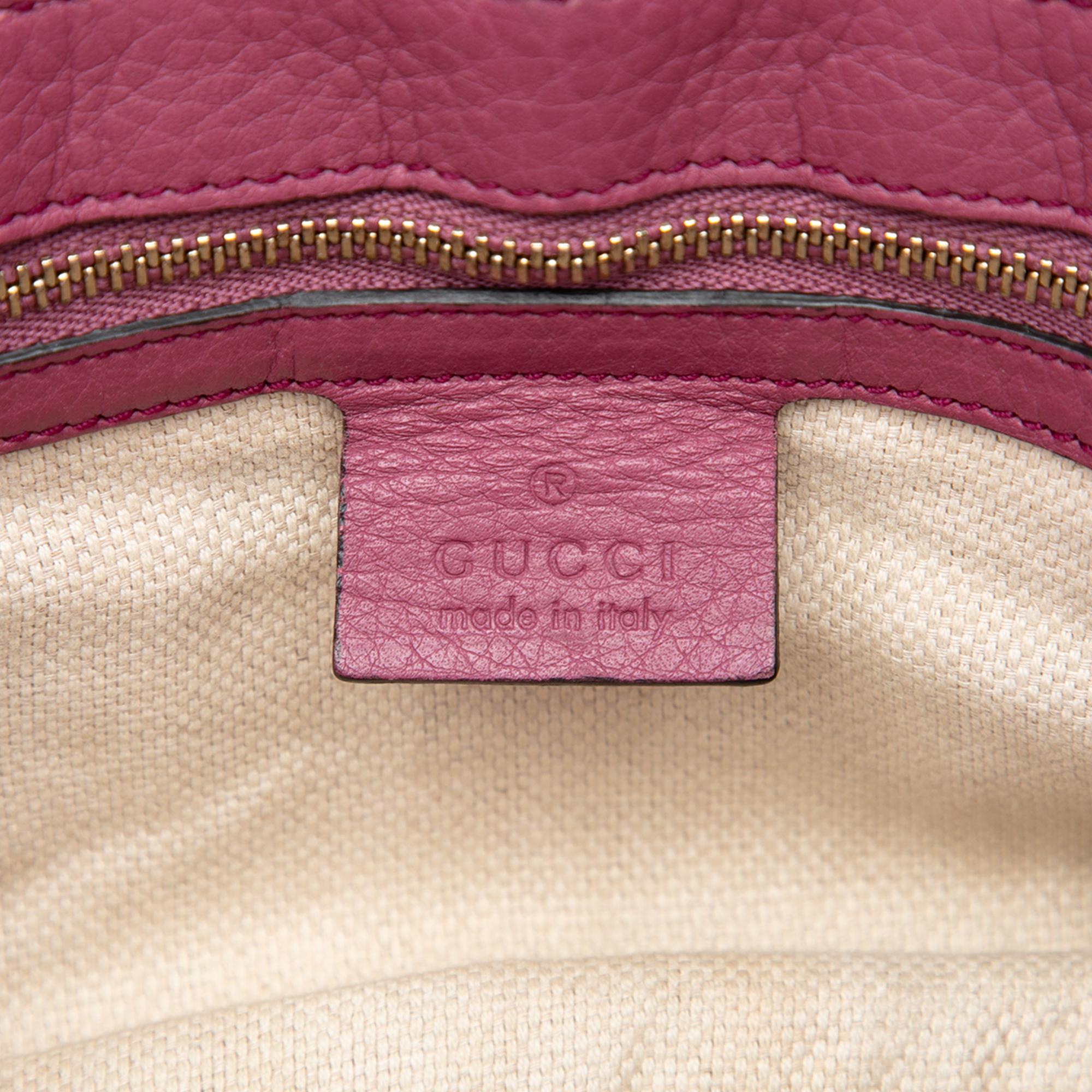 Gucci Medium Calfskin Soho Chain Flap Crossbody