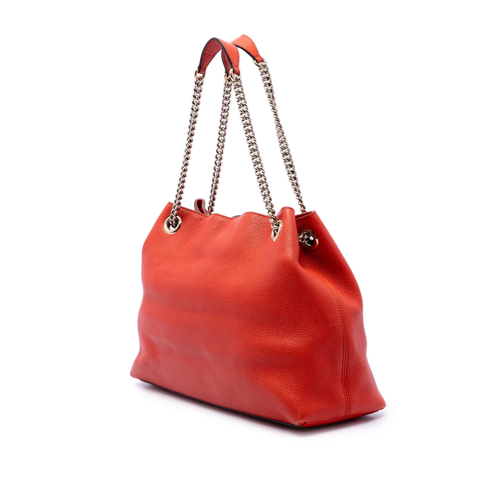 Gucci Medium Calfskin Soho Chain Tote