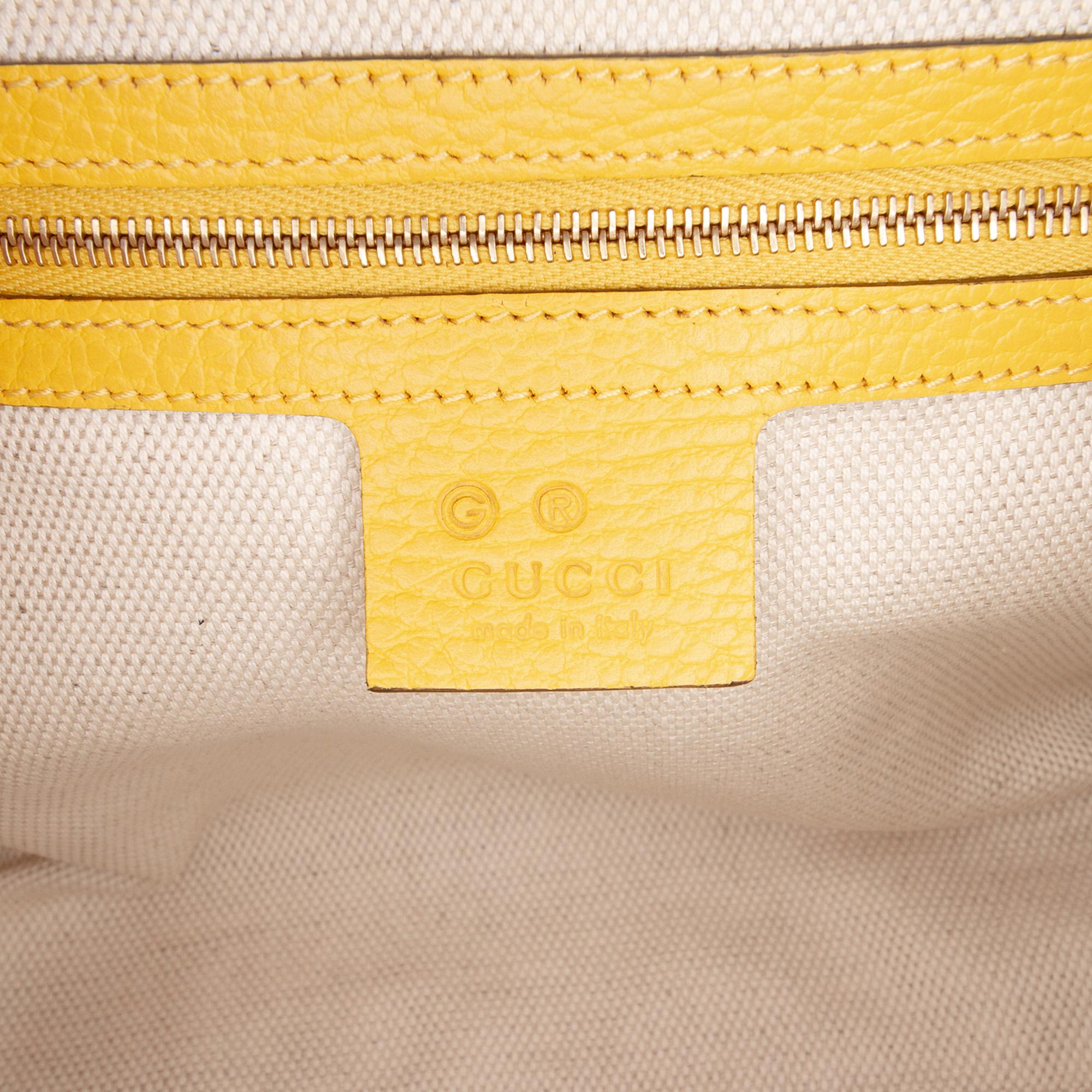 Gucci Medium Calfskin Soho Top Handle Convertible Tote