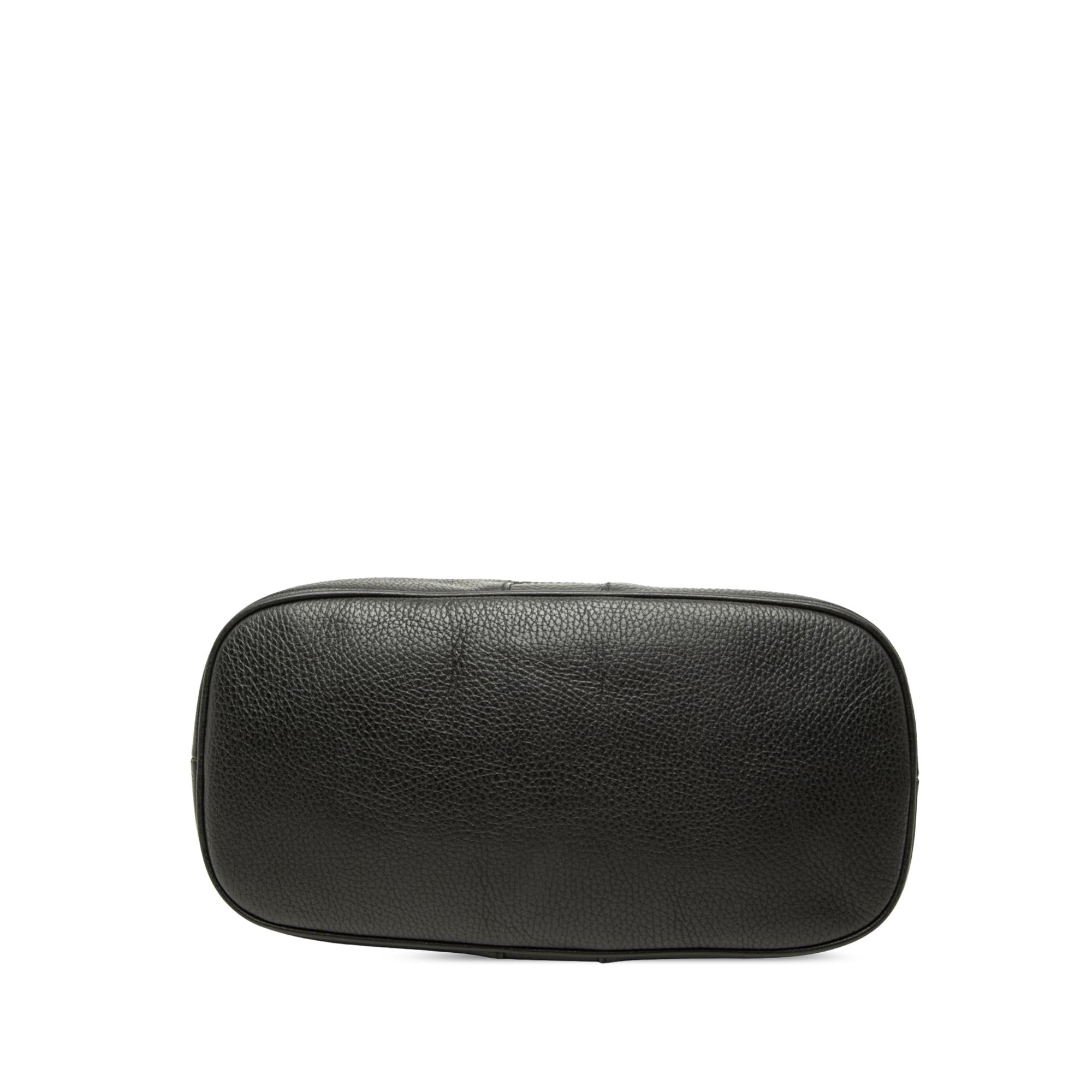 Gucci Medium Calfskin Web Dome Satchel
