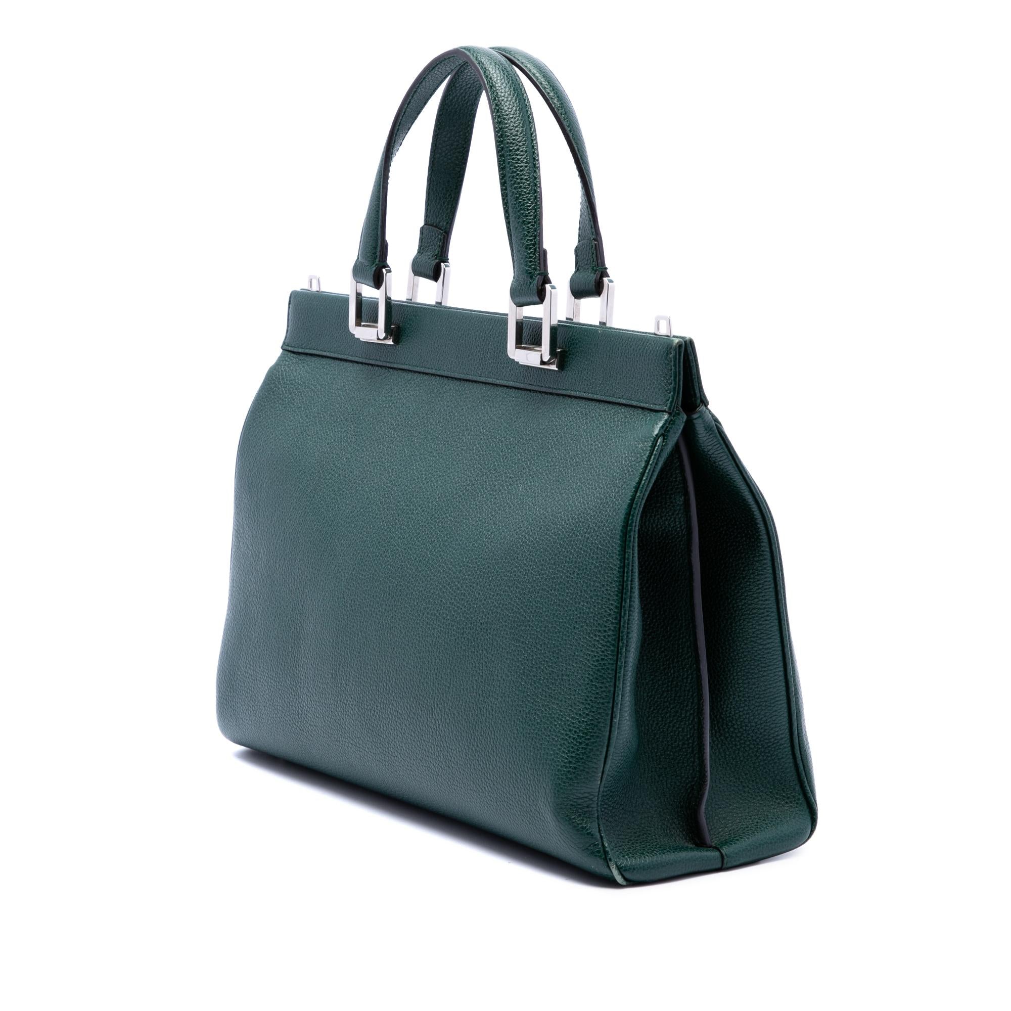 Gucci Medium Calfskin Zumi Top Handle Bag