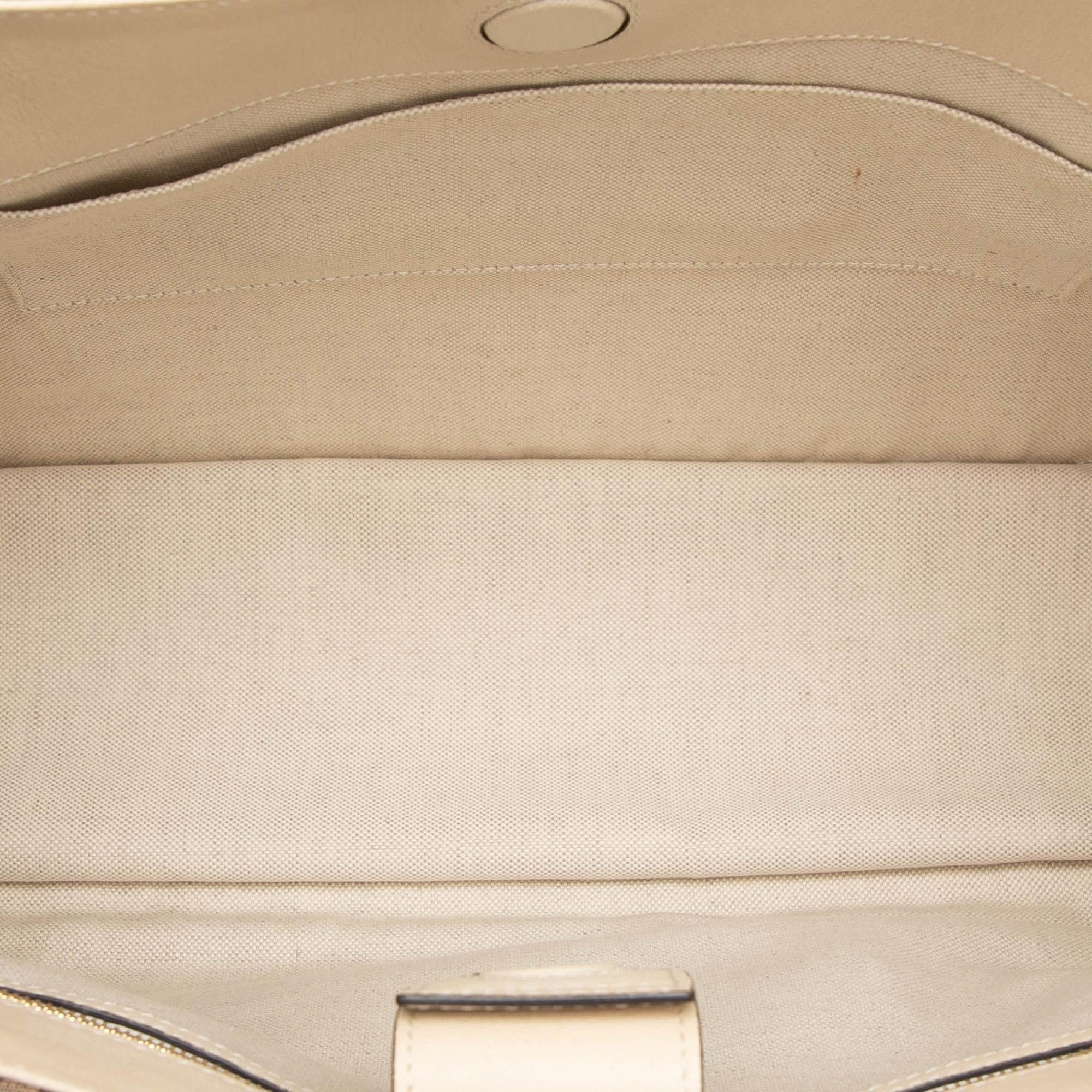 Gucci Medium Canvas Horsebit 1955 Tote