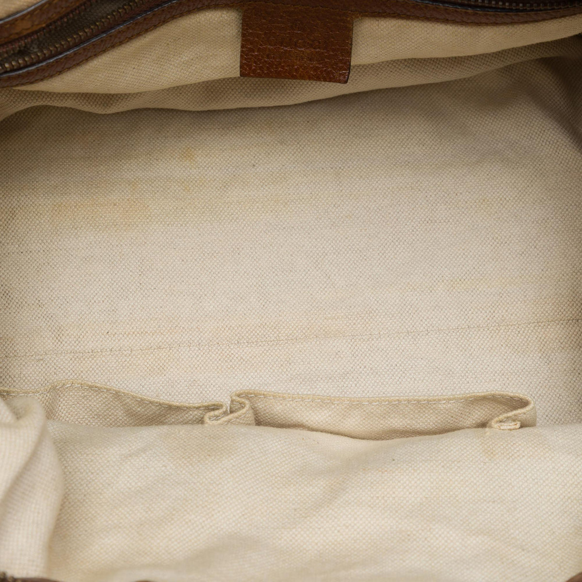 Gucci Medium Canvas Web Rania Top Handle Bag