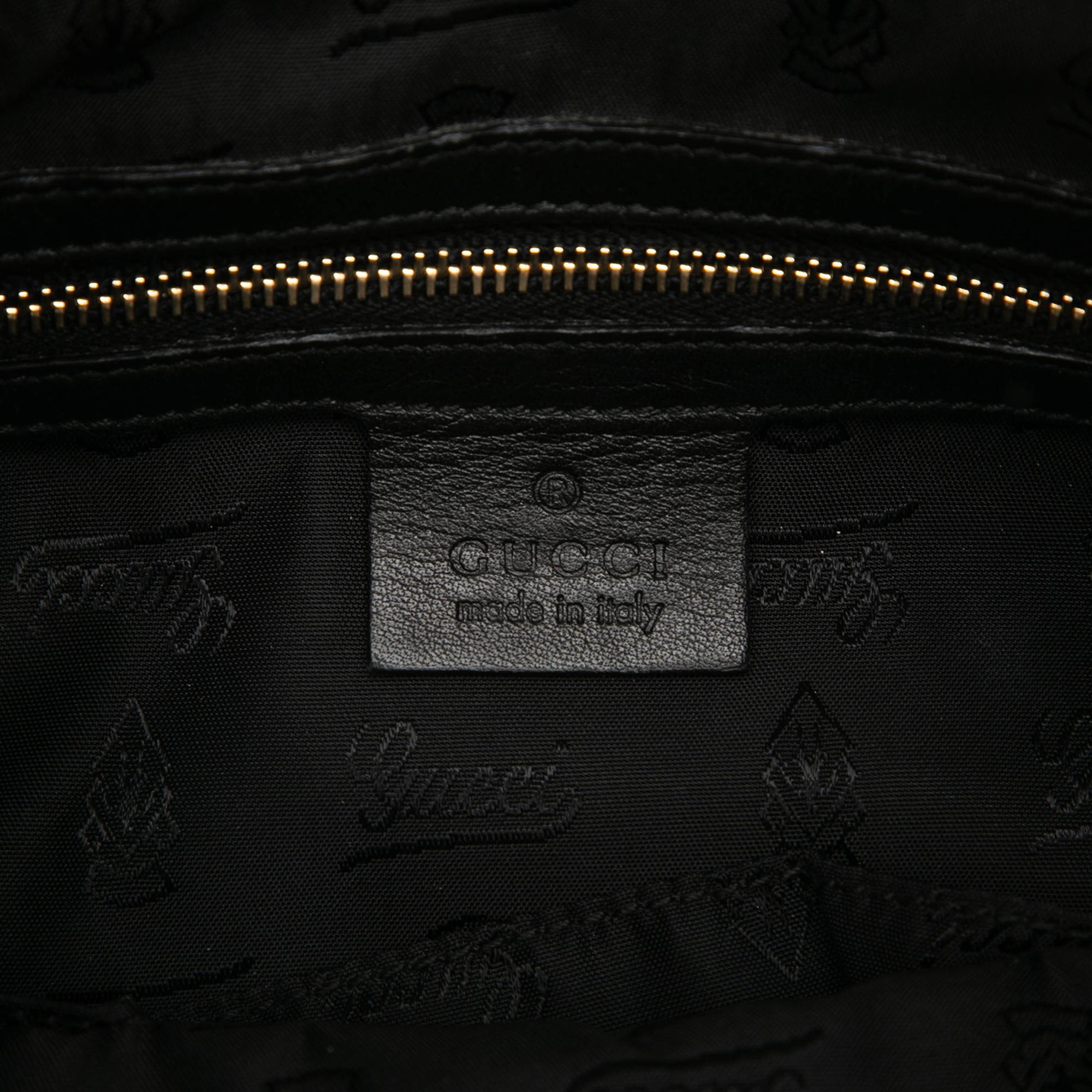 Gucci Medium Coated Canvas Dialux Queen Hobo