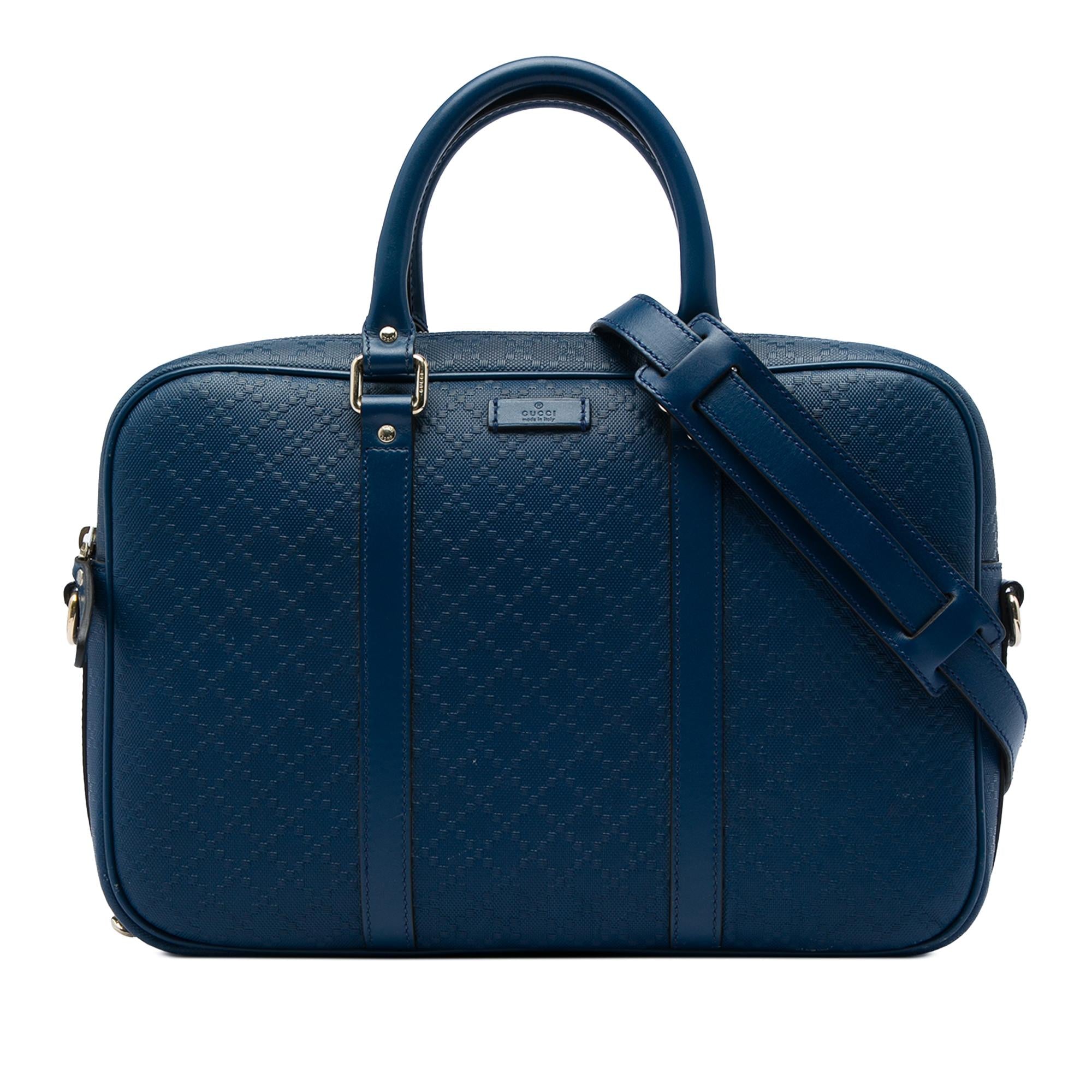 Gucci Medium Diamante Bright Calfskin Business Bag