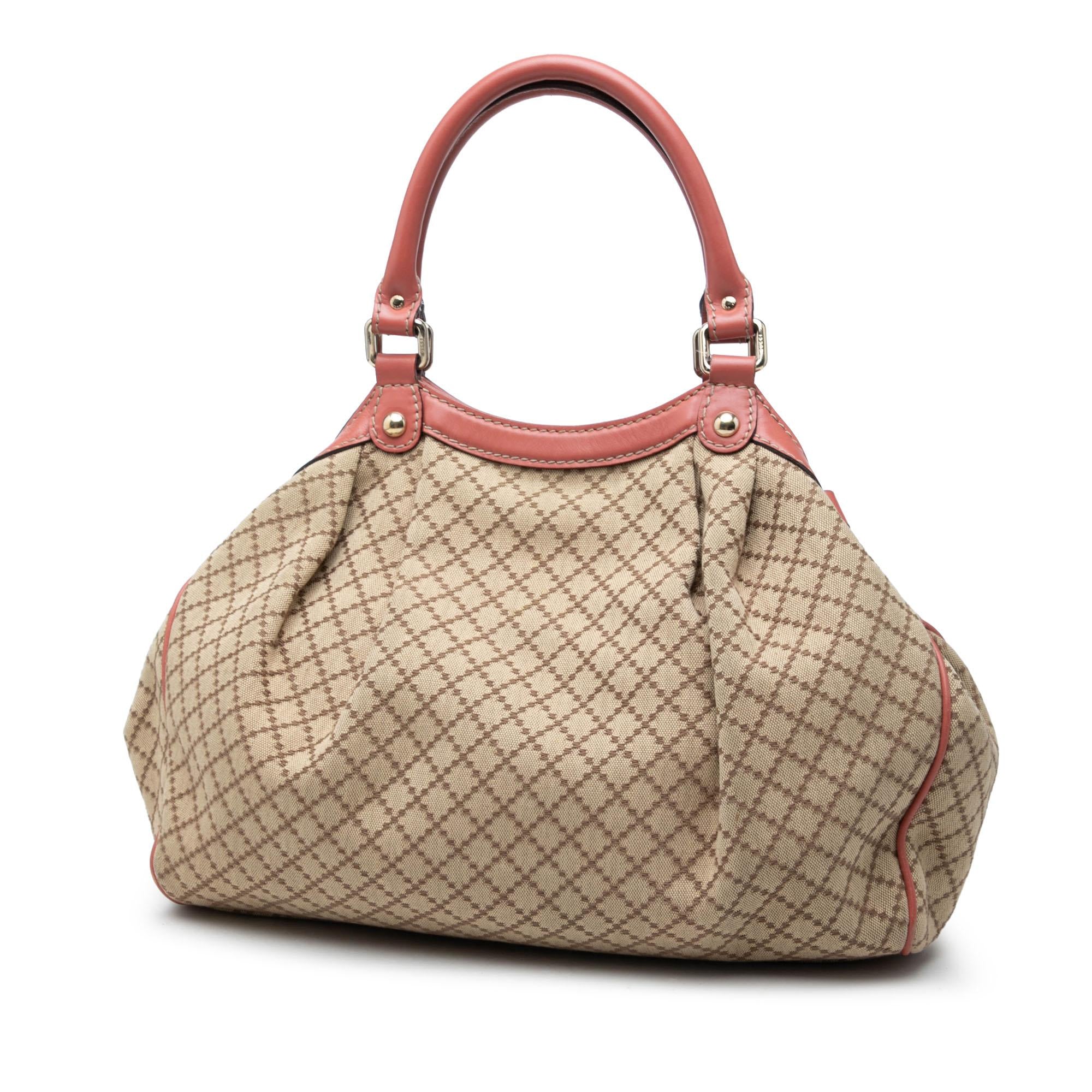 Gucci Medium Diamante Canvas Sukey Tote