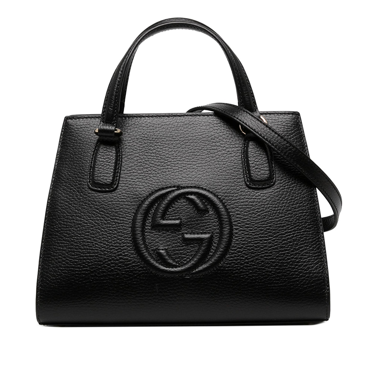 Gucci Medium Dollar Calf Soho Top Handle Convertible Tote