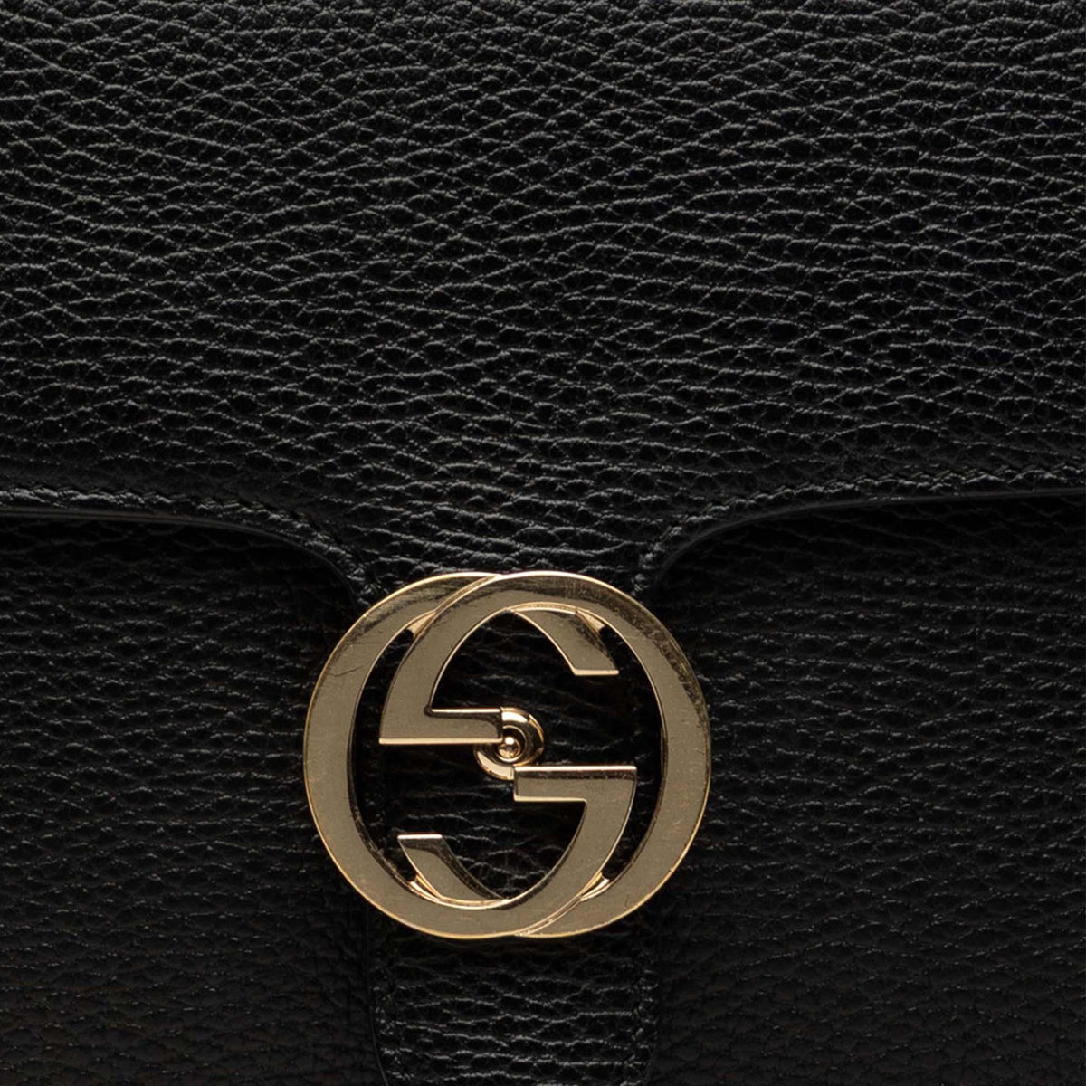 Gucci Medium Dollar Calfskin Interlocking G Crossbody