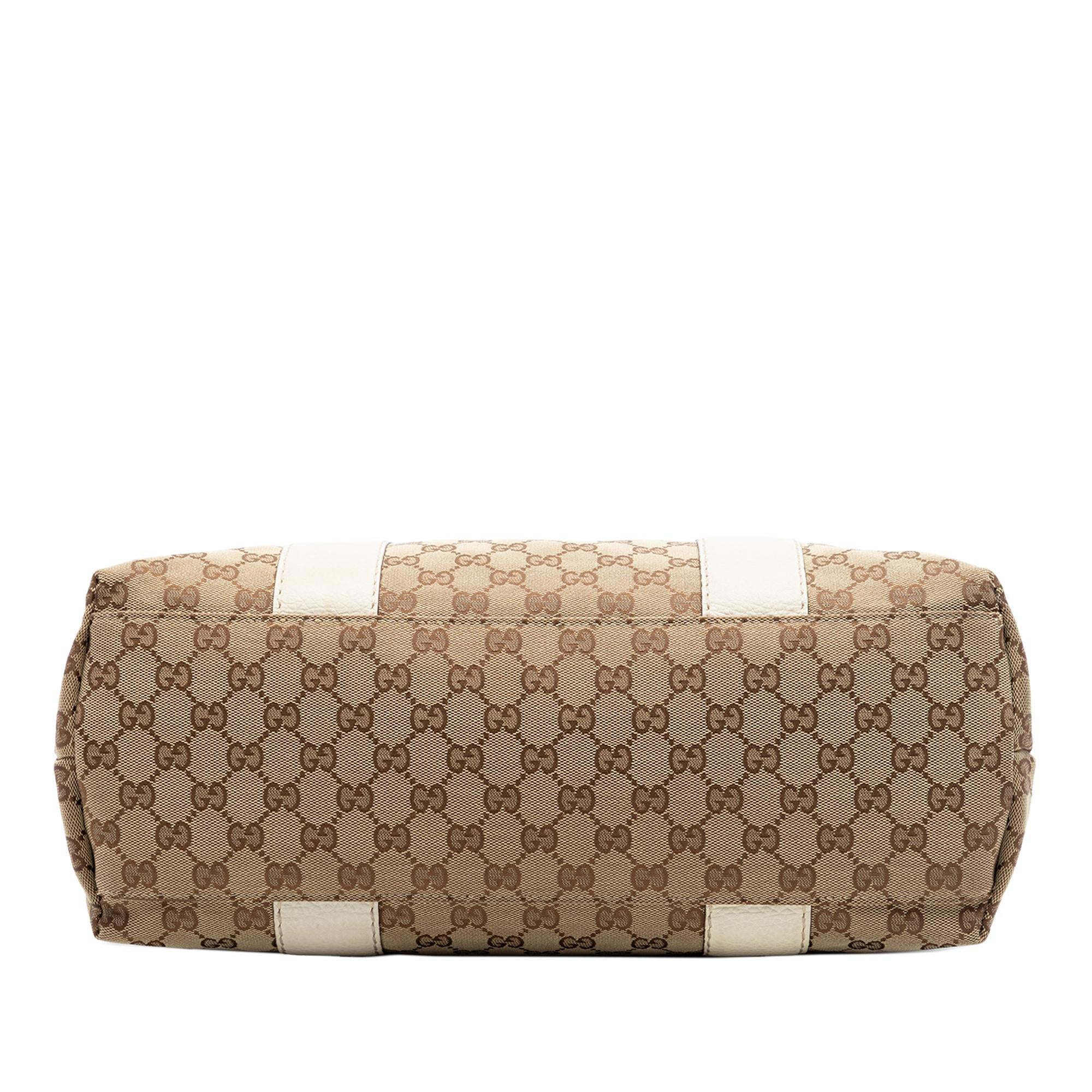 Gucci Medium GG Canvas Bamboo Libeccio Tote