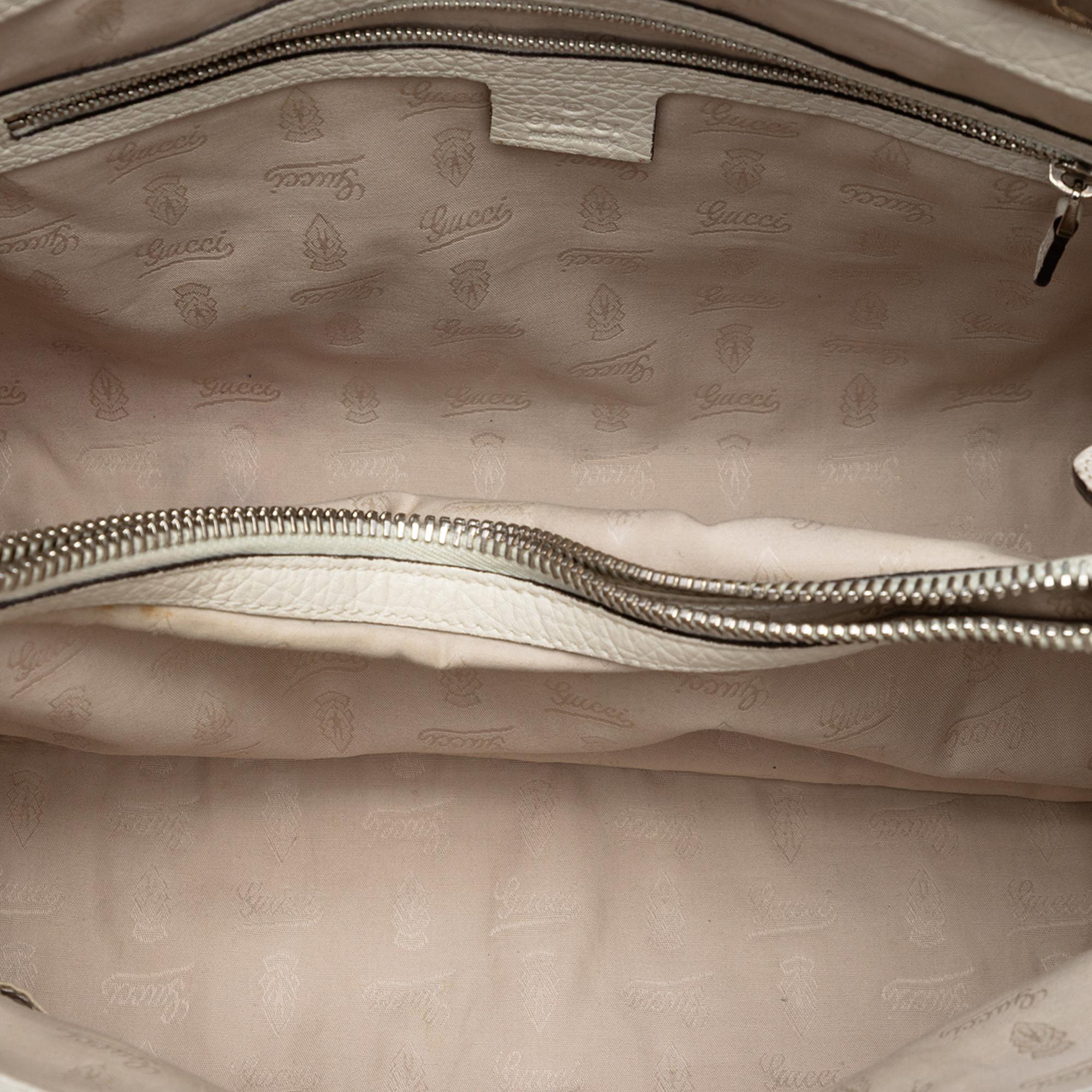 Gucci Medium GG Canvas Bamboo Libeccio Tote
