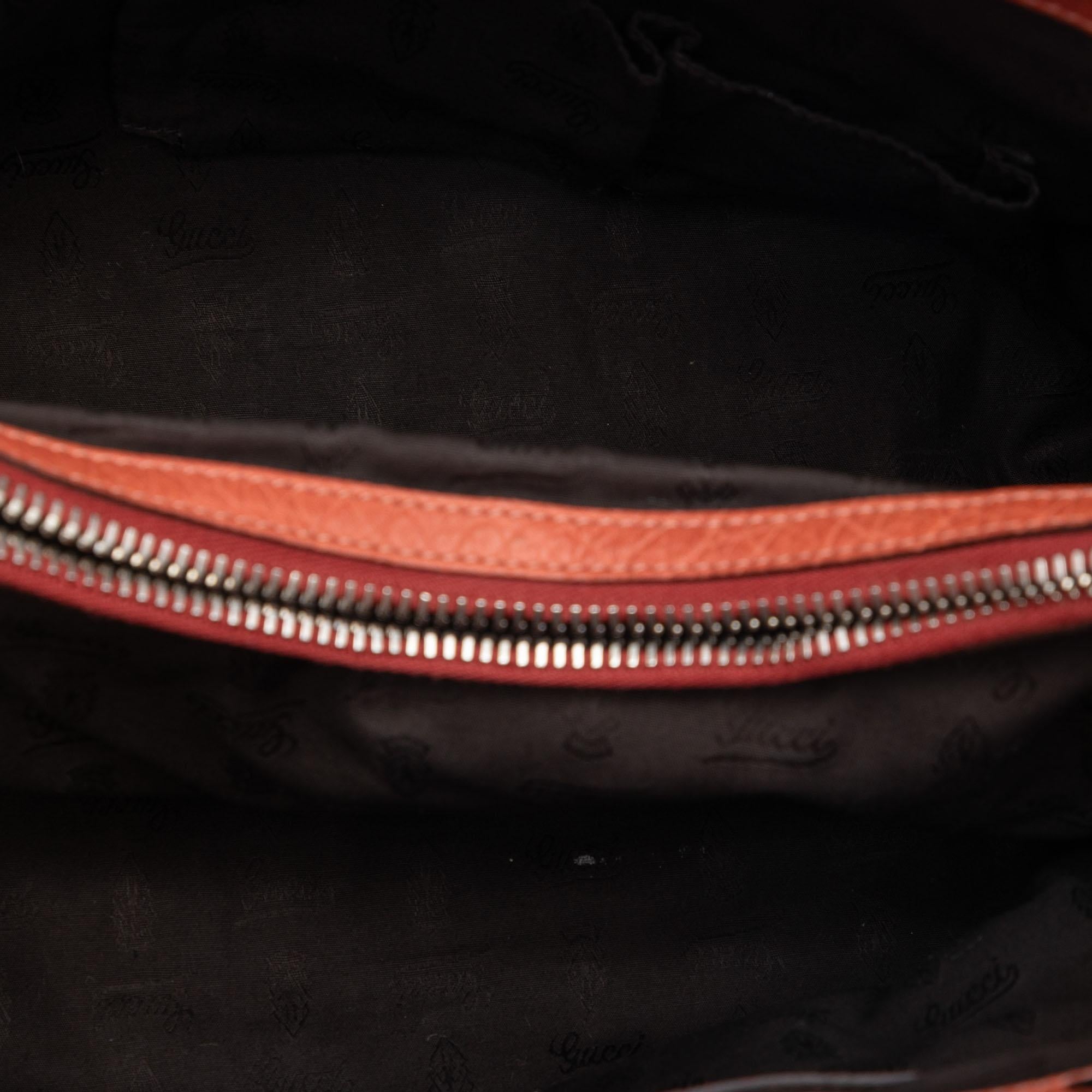 Gucci Medium GG Canvas Bamboo Libeccio Tote