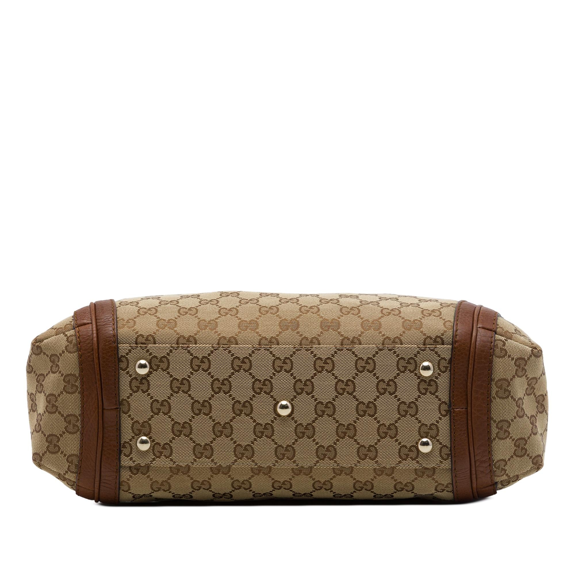 Gucci Medium GG Canvas Bella Shoulder Bag